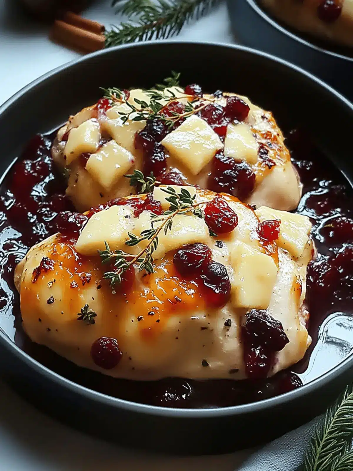 Cranberry Brie Stuffed Chicken for a Cozy Dinner Delight 2 Cranberry Brie Stuffed Chicken