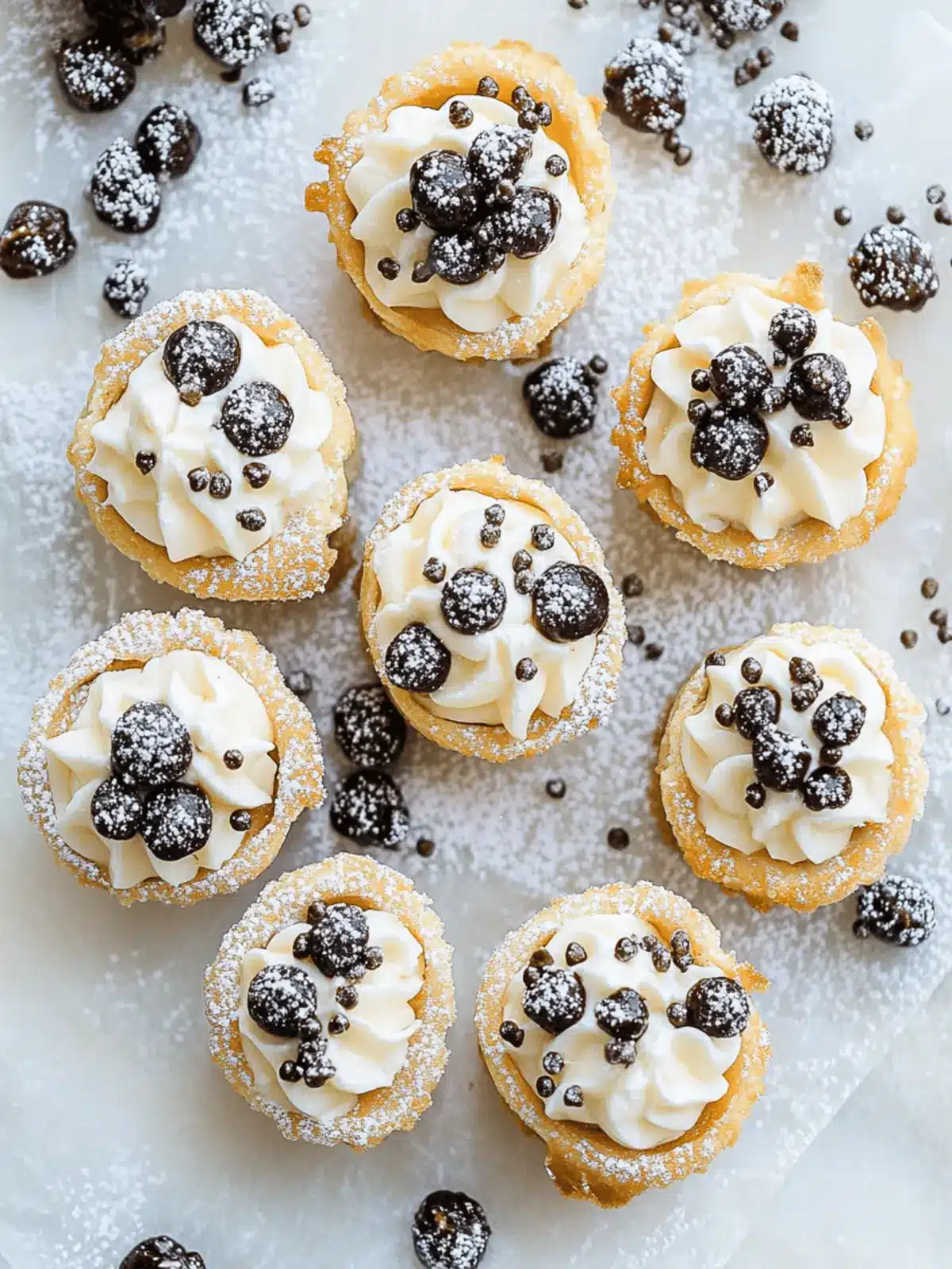 Mini Cannoli Bites: Irresistible Creamy Dessert Delights 3 Mini Cannoli Bites
