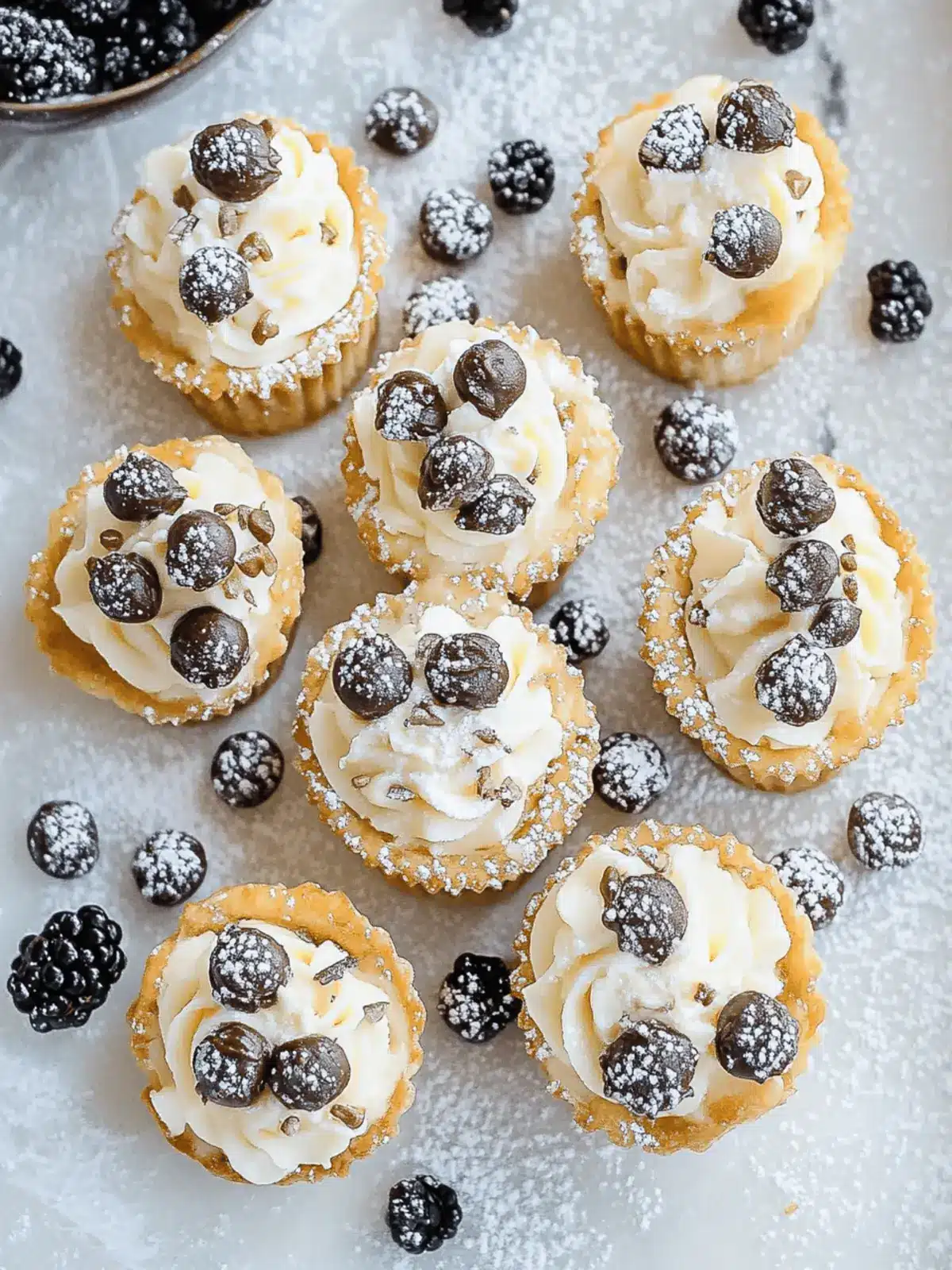 Mini Cannoli Bites: Irresistible Creamy Dessert Delights 4 Mini Cannoli Bites