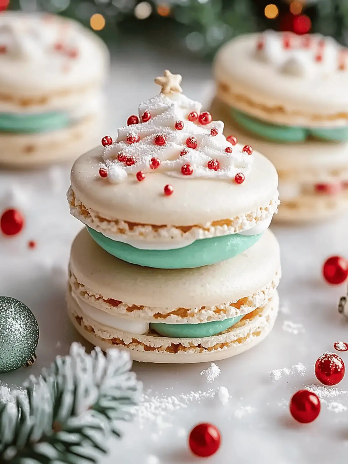 Jaw-Dropping Christmas Tree Cake Macarons You Must Try! 5 Christmas Tree Cake Macarons