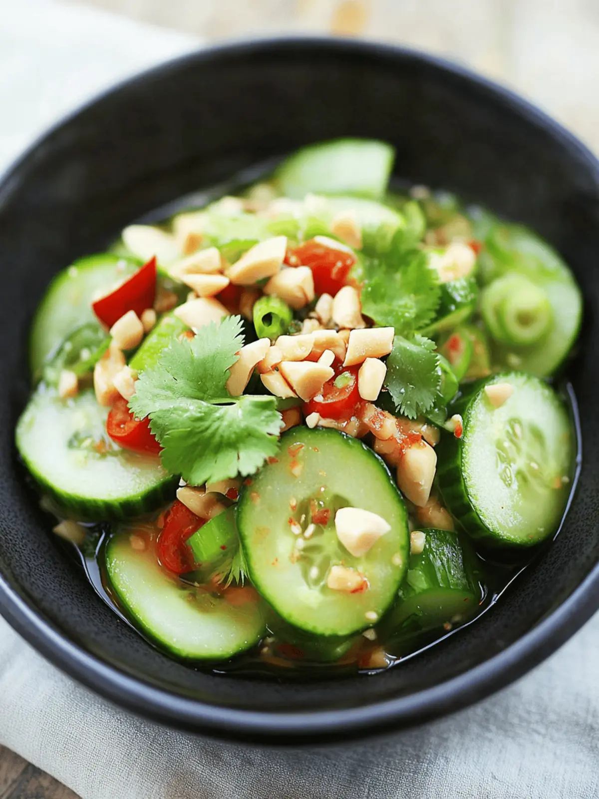 Fresh Thai Cucumber Salad: A Crunchy Twist on Flavor 4 Thai Cucumber Salad