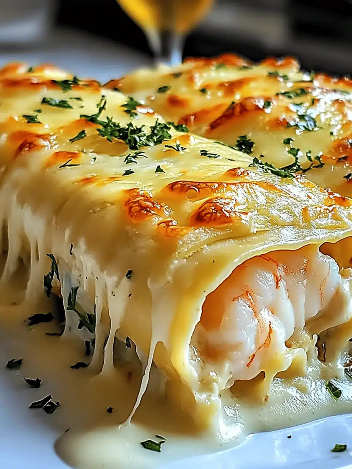 Shrimp & Crab Alfredo Lasagna Roll-Ups for Comfort Food Lovers 4 Shrimp & Crab Alfredo Lasagna Roll