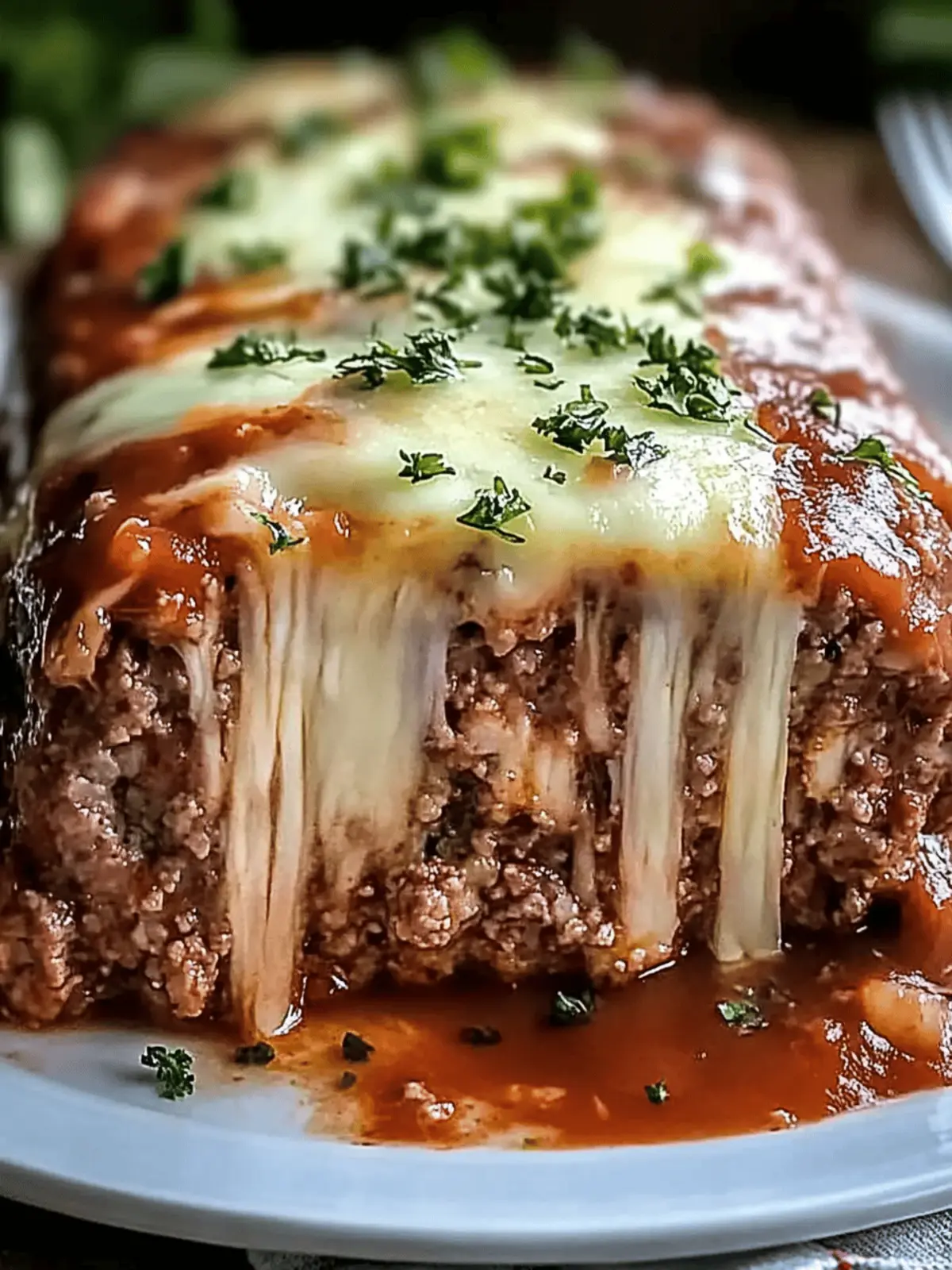 Irresistible Stuffed Meatloaf with Mozzarella Surprise 4 Stuffed Meatloaf with Mozzarella