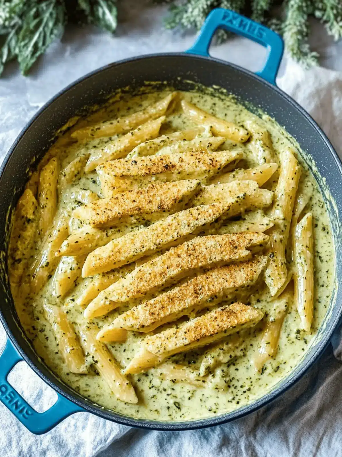 Creamy Pesto Sauce Pasta: A One-Pot Comfort Food Delight 4 Creamy Pesto Sauce Pasta