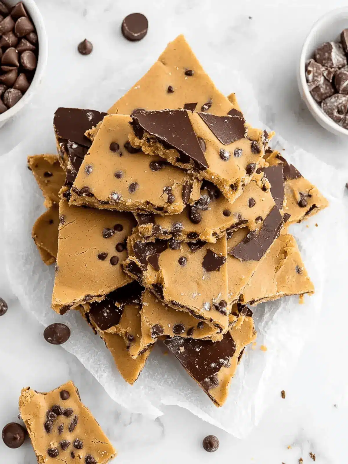 Delicious Healthy Cookie Dough Bark for Guilt-Free Snacking 4 Healthy Cookie Dough Bark