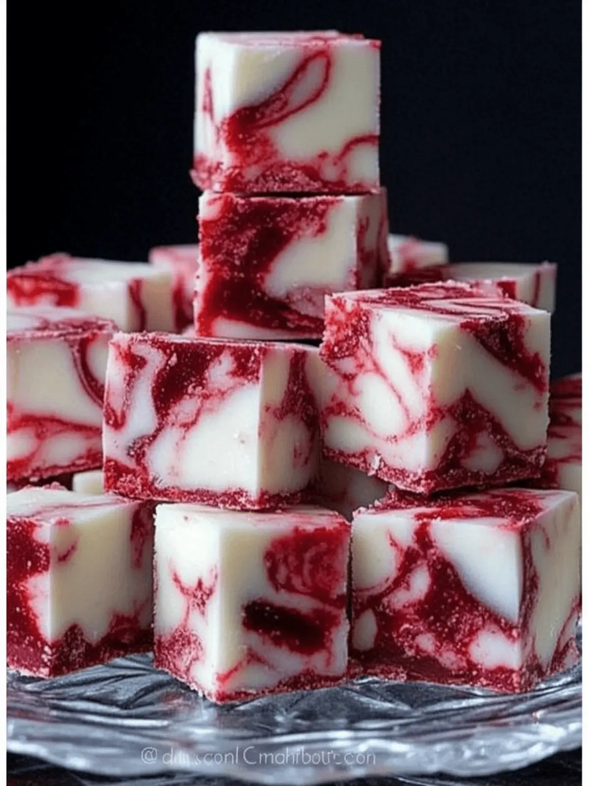 Delightful Winter White Red Velvet Fudge for Festive Gifting 2 Winter White Red Velvet Fudge