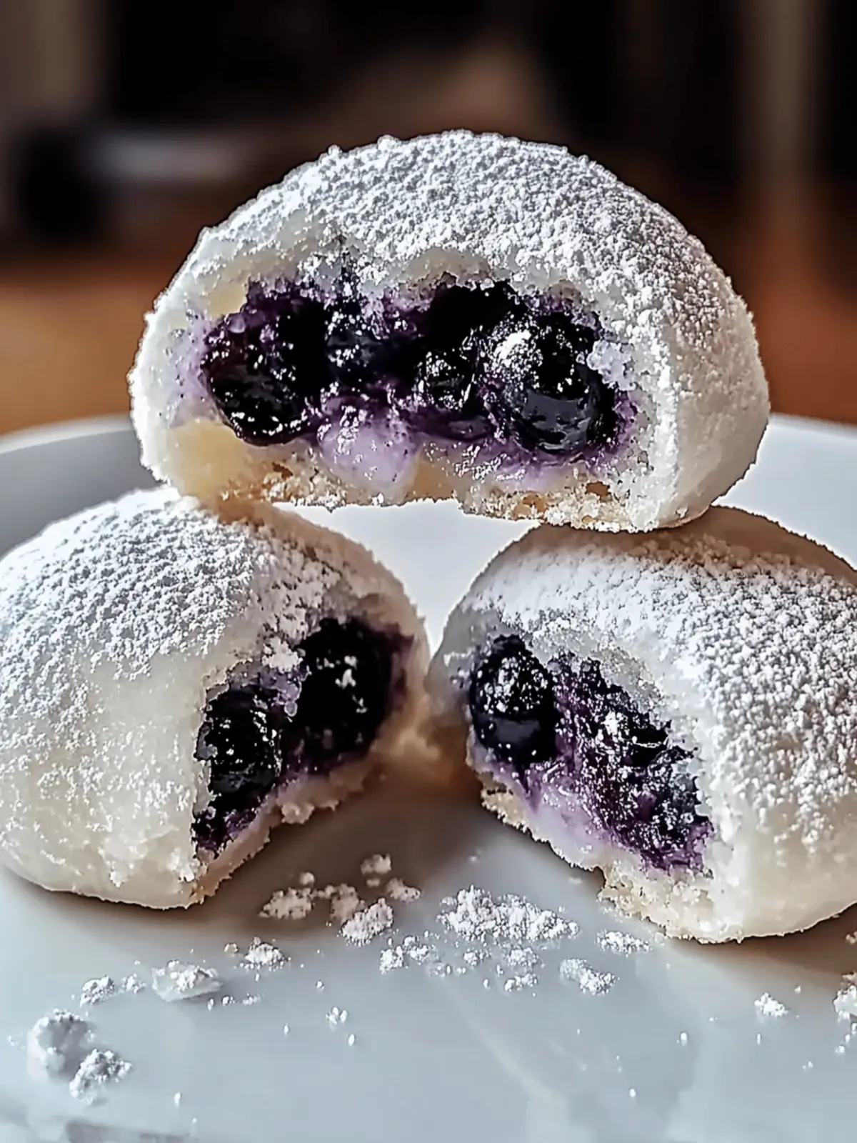 Blueberry-Filled Almond Snowball Cookies for Sweet Moments 5 Blueberry-Filled Almond Snowball Cookies