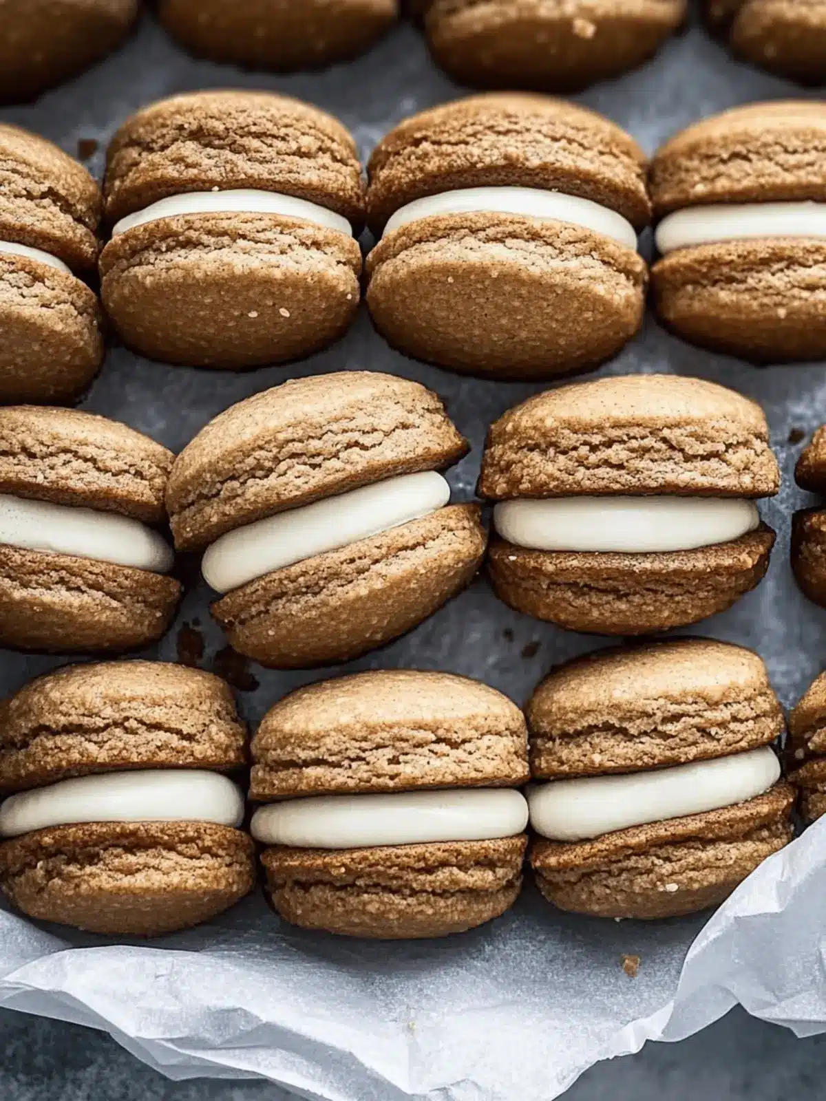 Mouthwatering Ginger Kisses Biscuits with Sweet Buttercream 2 Ginger Kisses Biscuits