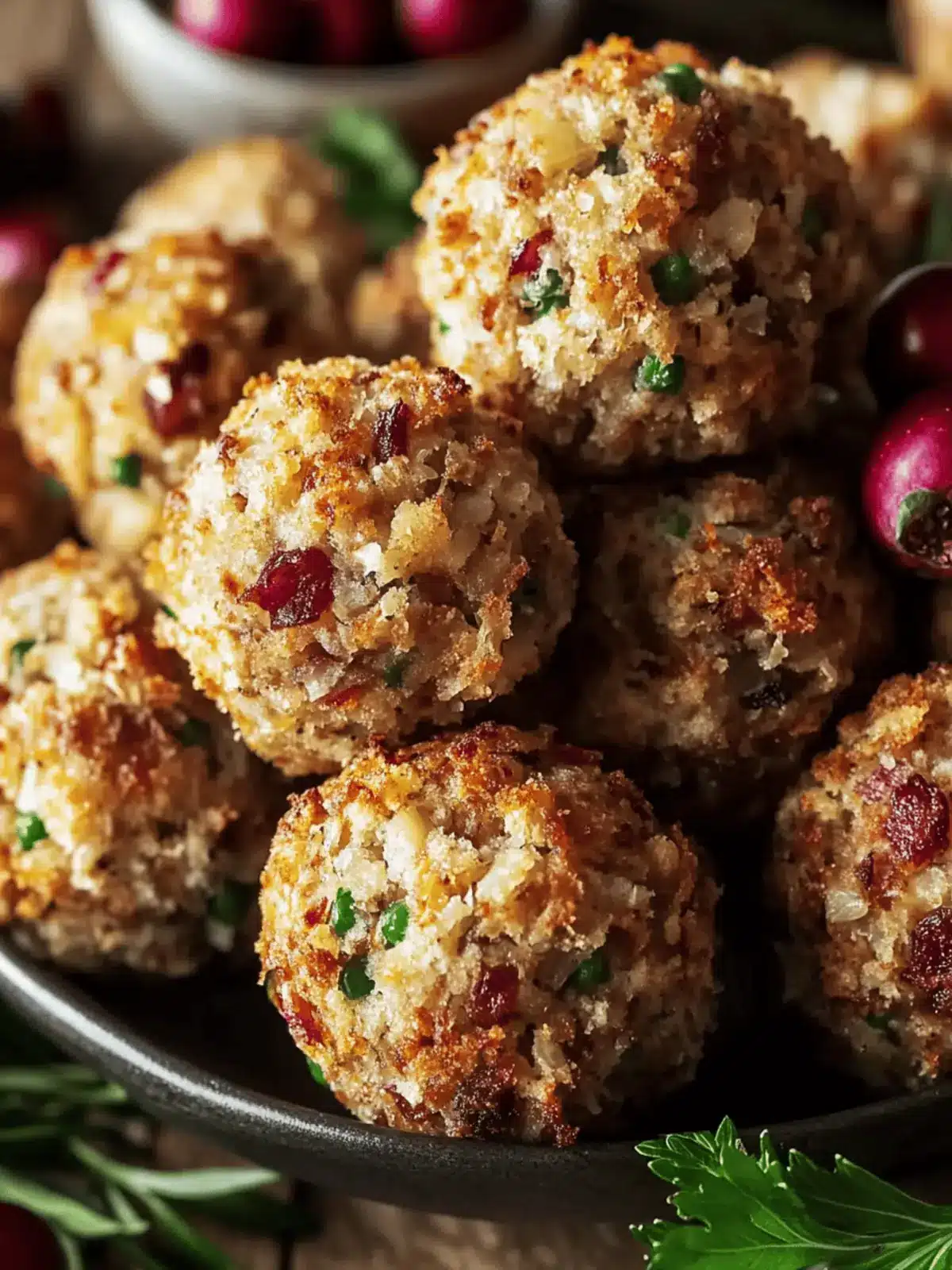 Thanksgiving Stuffing Balls: Flavorful Bites Everyone Will Love 4 Thanksgiving Stuffing Balls
