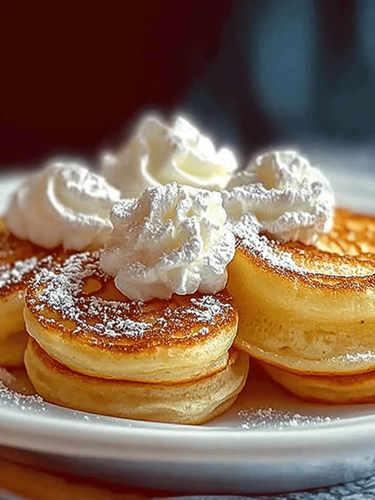 Irresistible Mini German Pancakes: Fluffy Bites of Joy 4 Mini German Pancakes