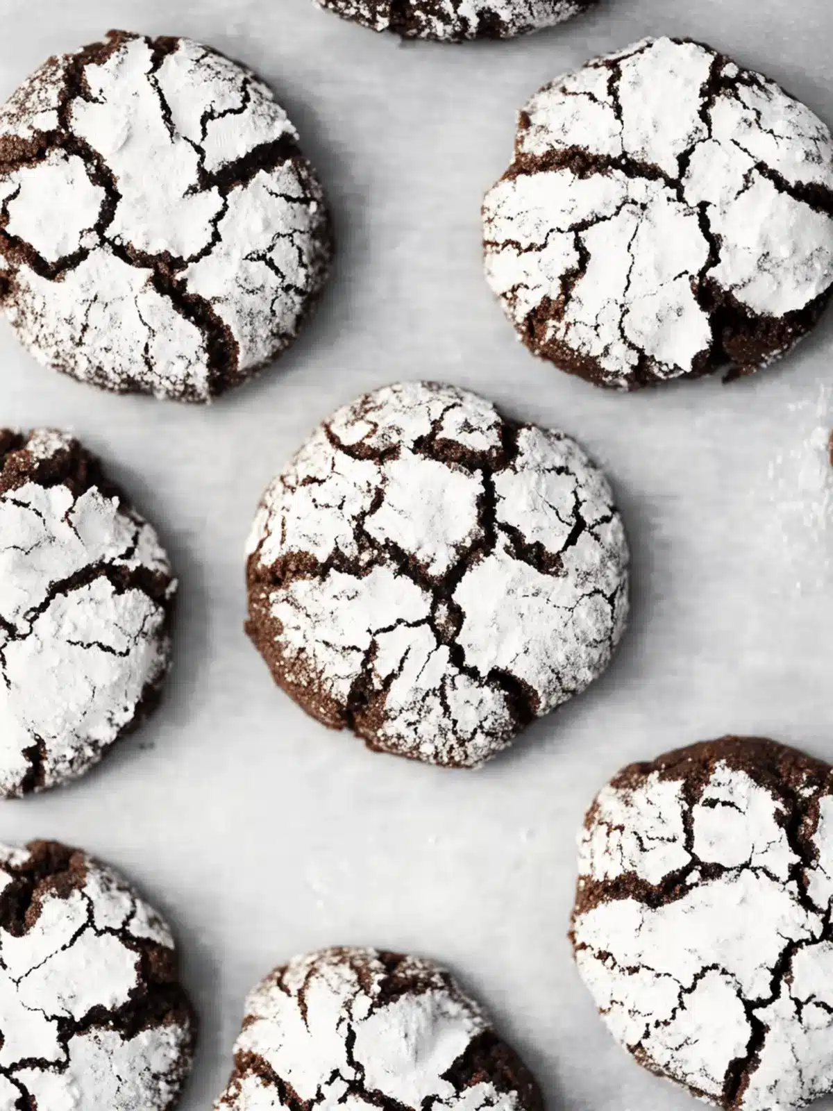Decadent Chocolate Crinkle Cookies You'll Love Baking at Home 3 Chocolate Crinkle Cookies