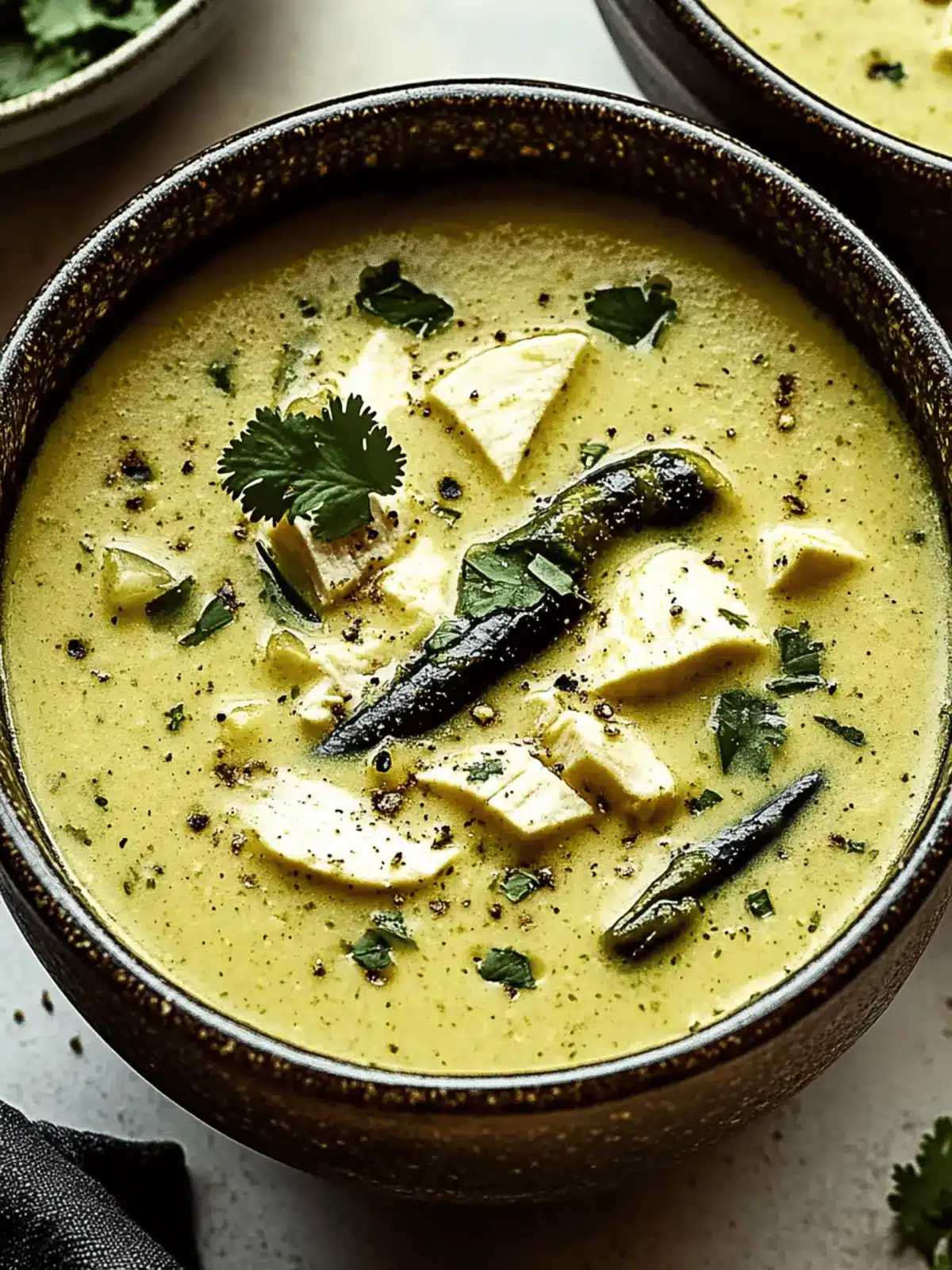 Savory Roasted Poblano Soup for Cozy Nights In 2 Roasted Poblano Soup