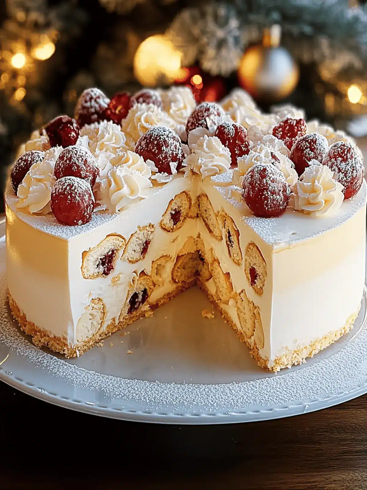 Whip Up a Stunning White Christmas Charlotte for Holiday Cheers 5 White Christmas Charlotte