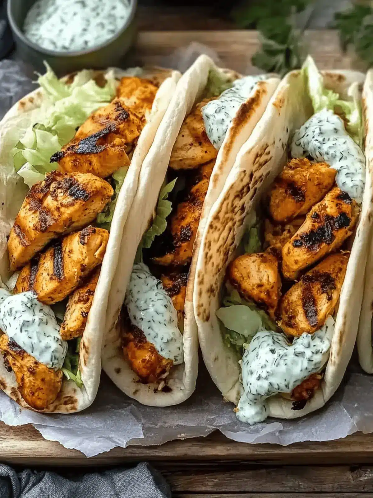 Sheet Pan Chicken Pitas with Herby Ranch for Easy Weeknight Dinners 2 Sheet Pan Chicken Pitas with Herby Ranch