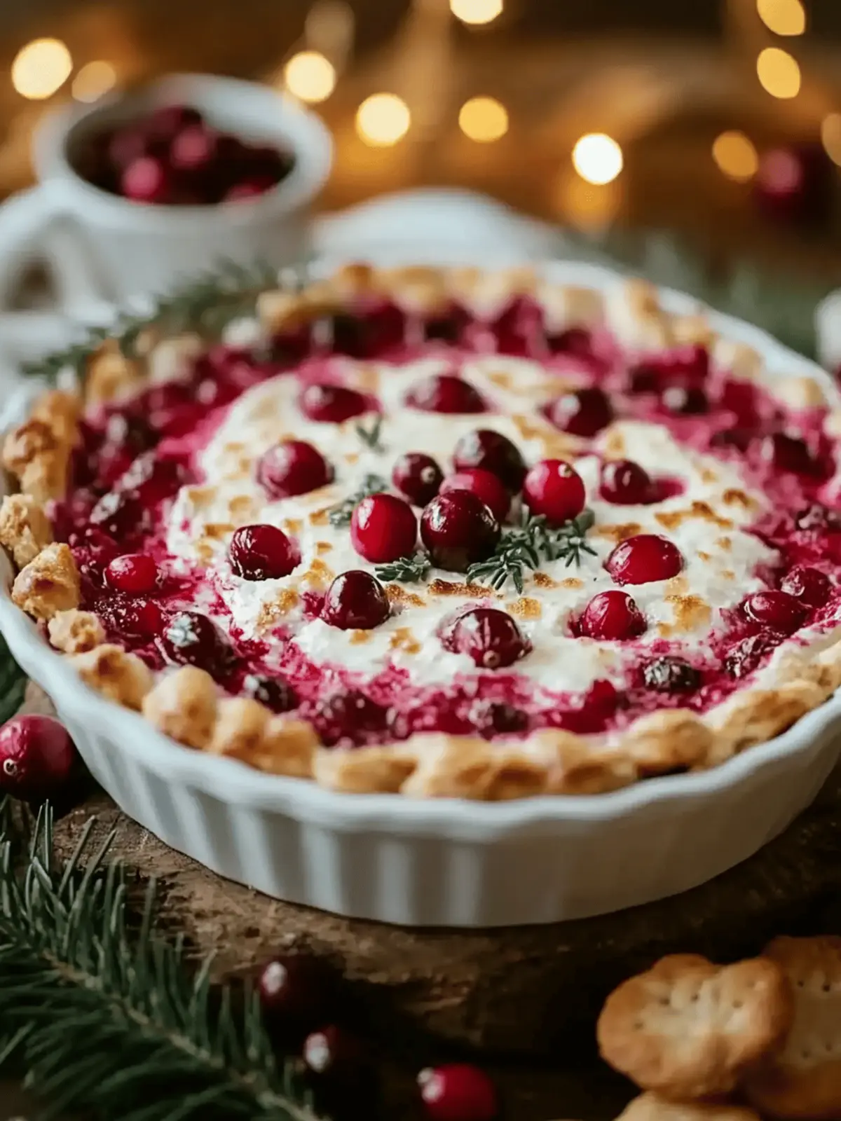 Baked Cranberry Cream Cheese Dip: A Dreamy Holiday Treat 2 Baked Cranberry Cream Cheese Dip