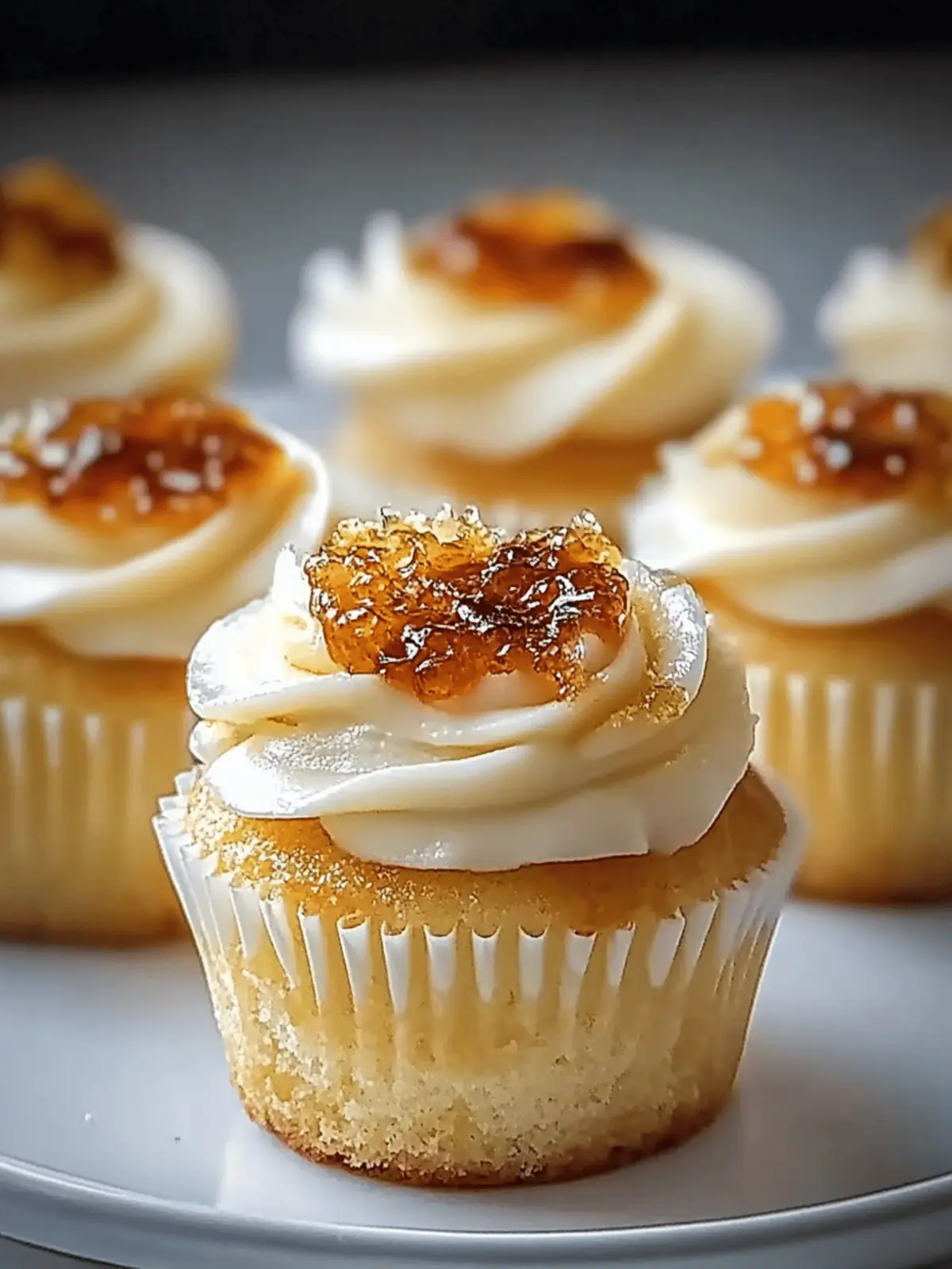 Decadent Vanilla Bean Creme Brulee Cheesecake Cupcakes Revealed 3 Vanilla Bean Creme Brulee Cheesecake Cupcakes