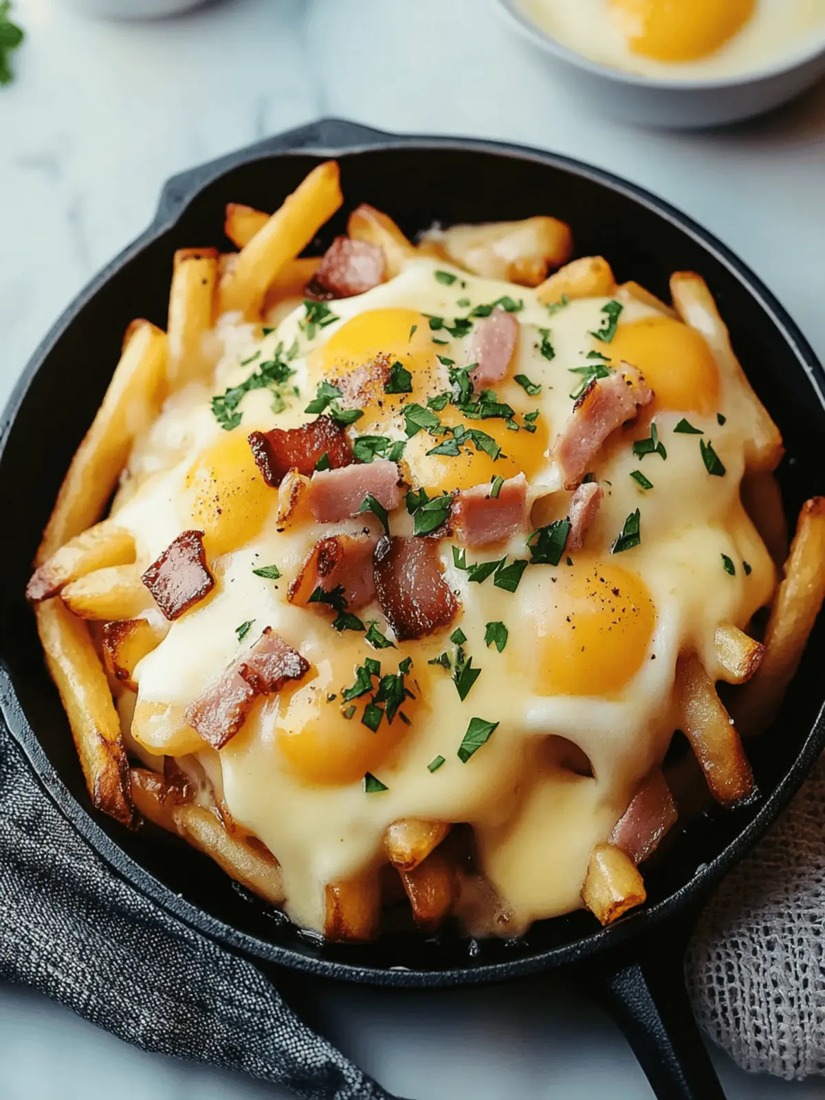 Irresistible Breakfast Poutine with Creamy Hollandaise Sauce 3 Breakfast Poutine with Hollandaise Sauce