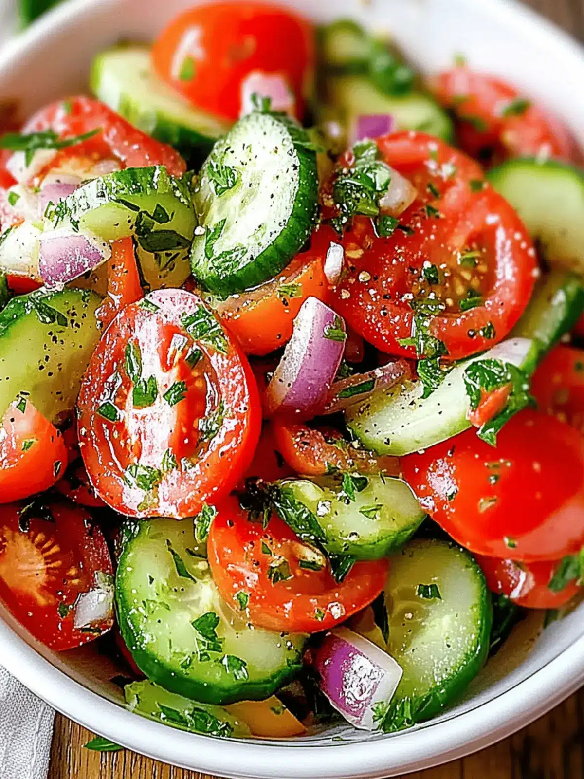 Mediterranean Tomato Cucumber Salad: Your Summer Flavor Fix 4 Mediterranean Tomato Cucumber Salad