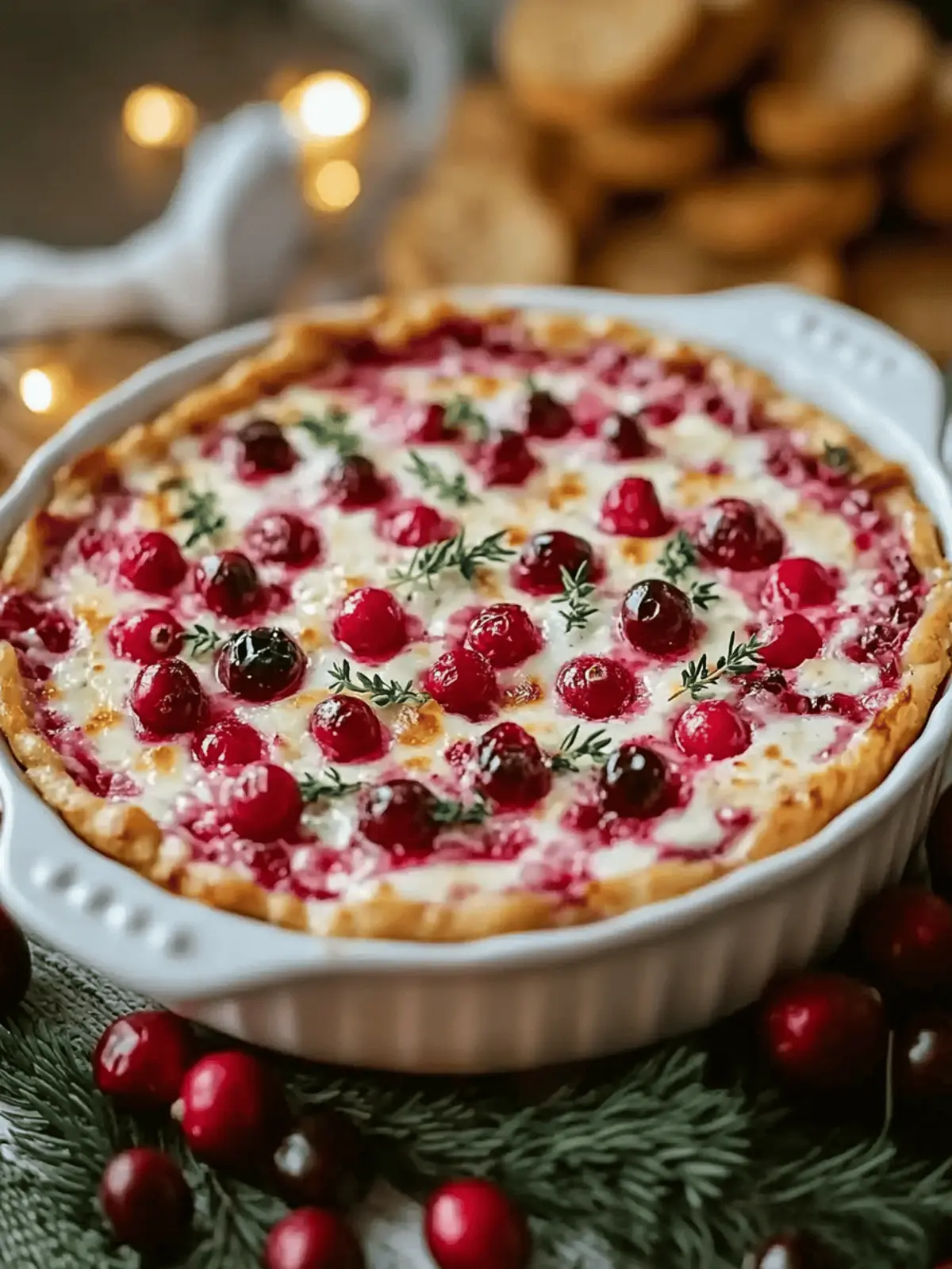 Baked Cranberry Cream Cheese Dip: A Dreamy Holiday Treat 3 Baked Cranberry Cream Cheese Dip