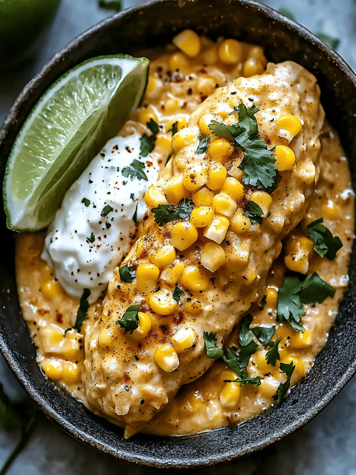 Slow Cooker Street Corn Chicken: Creamy Breeze of Flavor 4 Slow Cooker Street Corn Chicken
