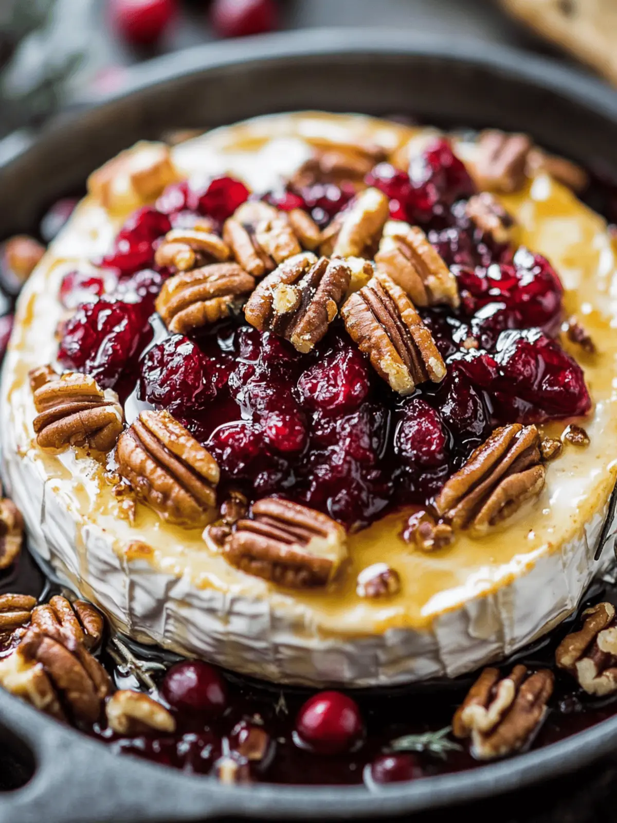 Cranberry Pecan Baked Brie: Elevate Your Appetizer Game 2 Cranberry Pecan Baked Brie
