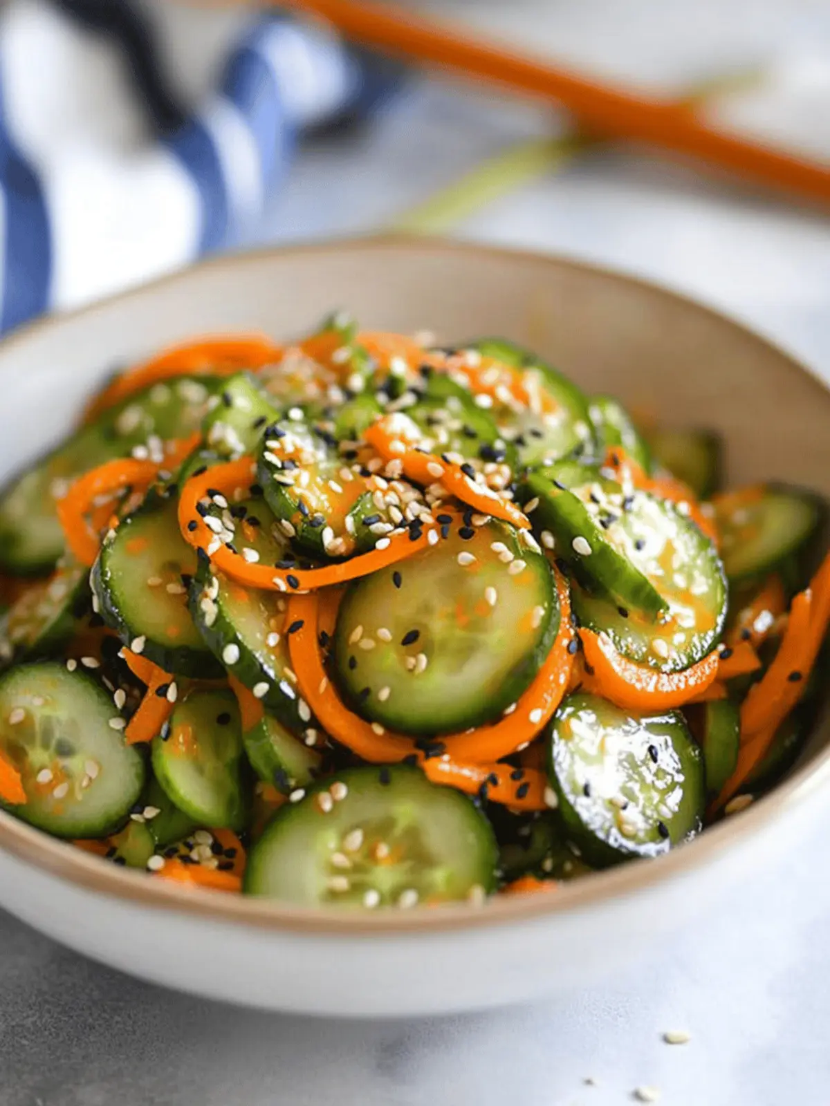 Zesty Asian Cucumber and Carrot Salad You’ll Love 5 Asian Cucumber and Carrot Salad