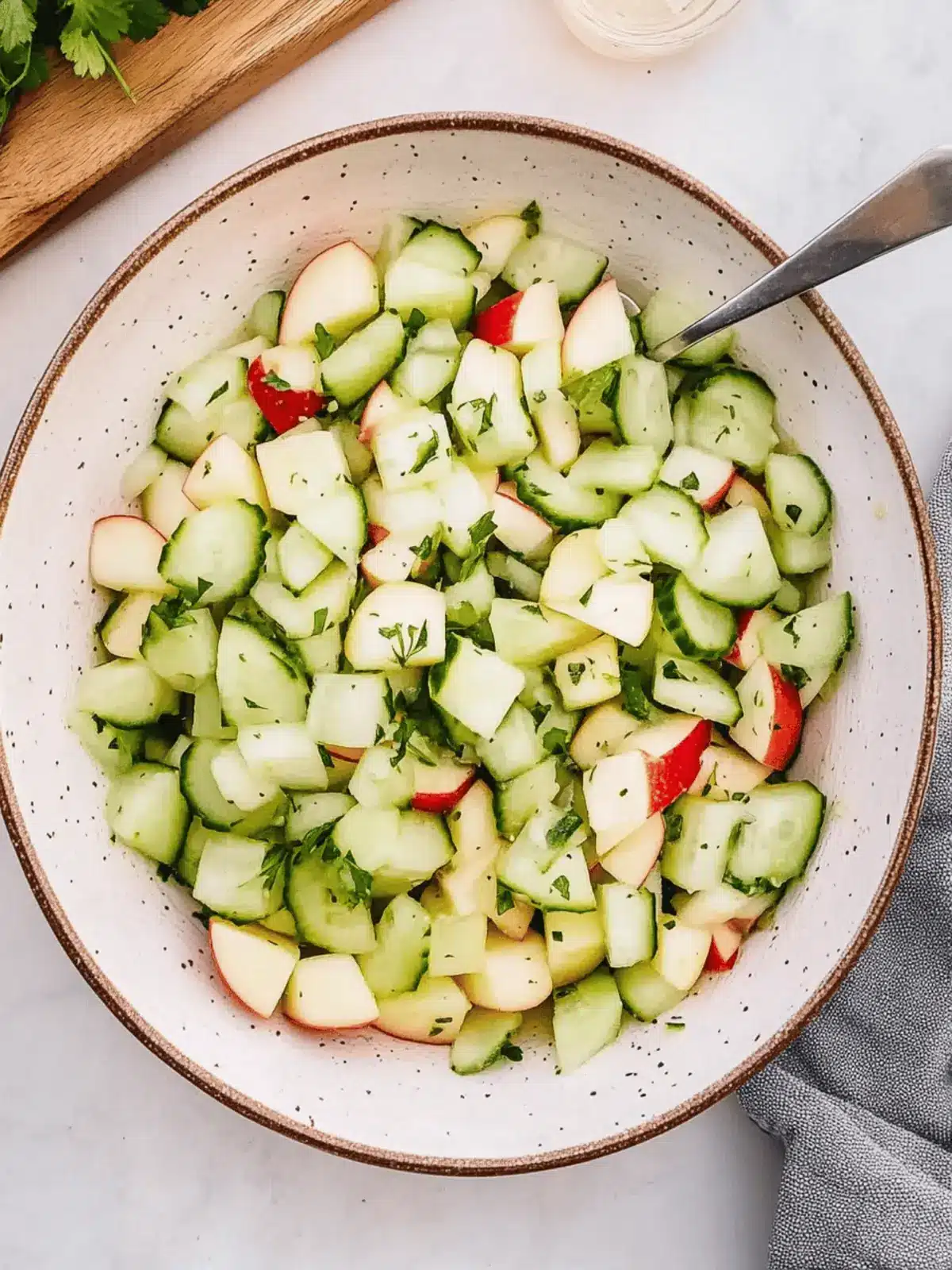 Cucumber Apple Salad: A Fresh Twist for Summer Days 3 Cucumber Apple Salad