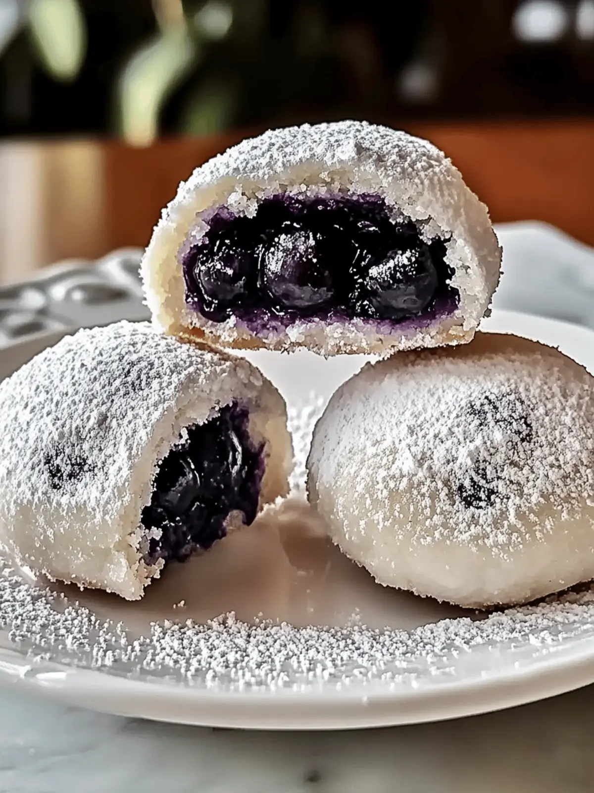 Blueberry-Filled Almond Snowball Cookies for Sweet Moments 3 Blueberry-Filled Almond Snowball Cookies