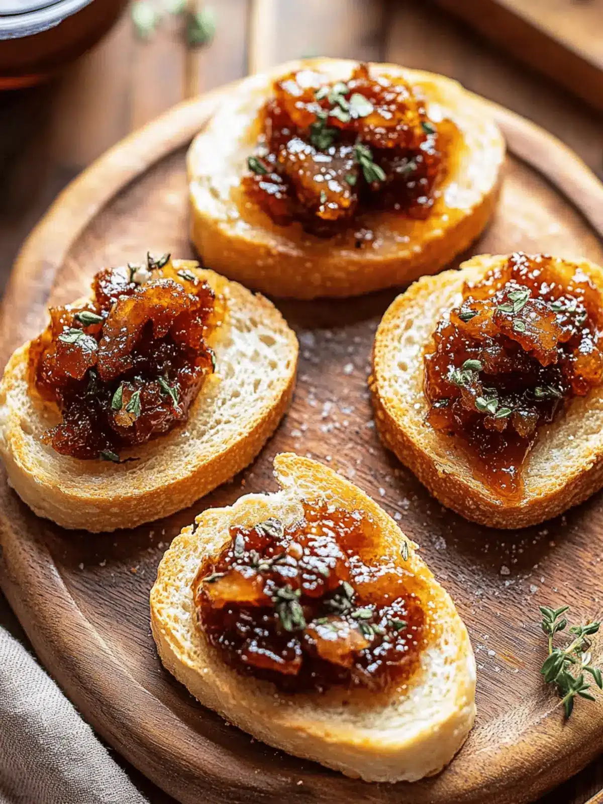 Bourbon Bacon Jam Crostini: Elevate Your Entertaining Game 4 Bourbon Bacon Jam Crostini
