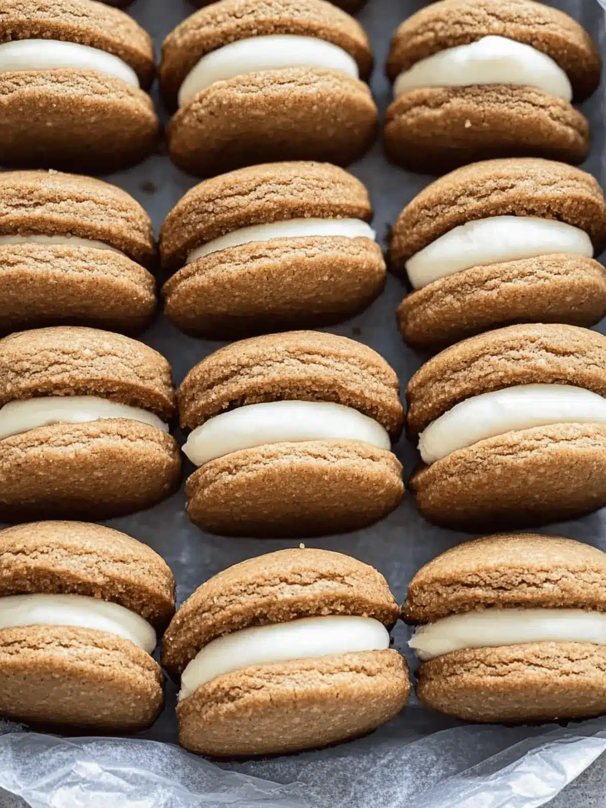 Mouthwatering Ginger Kisses Biscuits with Sweet Buttercream 3 Ginger Kisses Biscuits