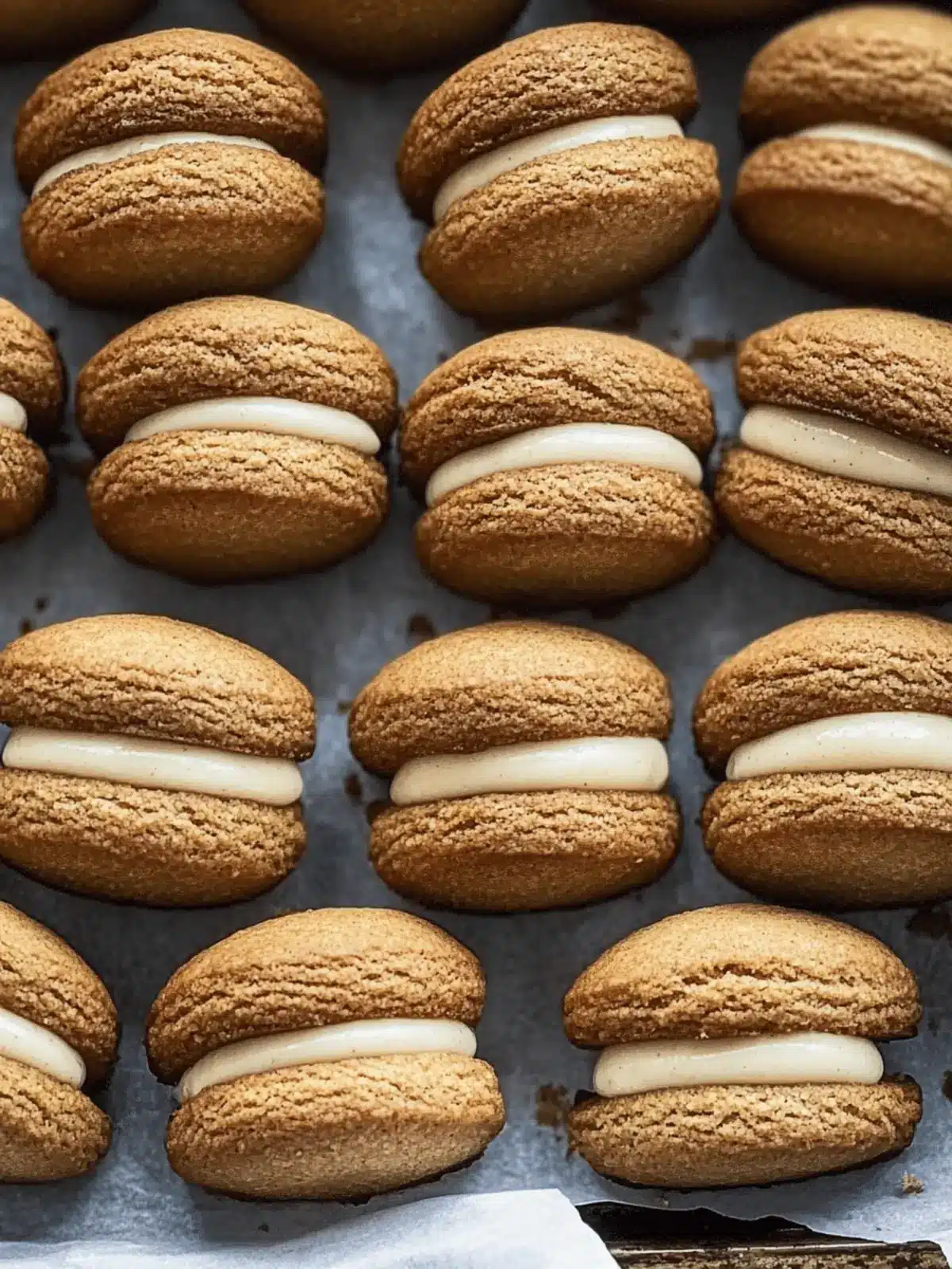 Mouthwatering Ginger Kisses Biscuits with Sweet Buttercream 4 Ginger Kisses Biscuits