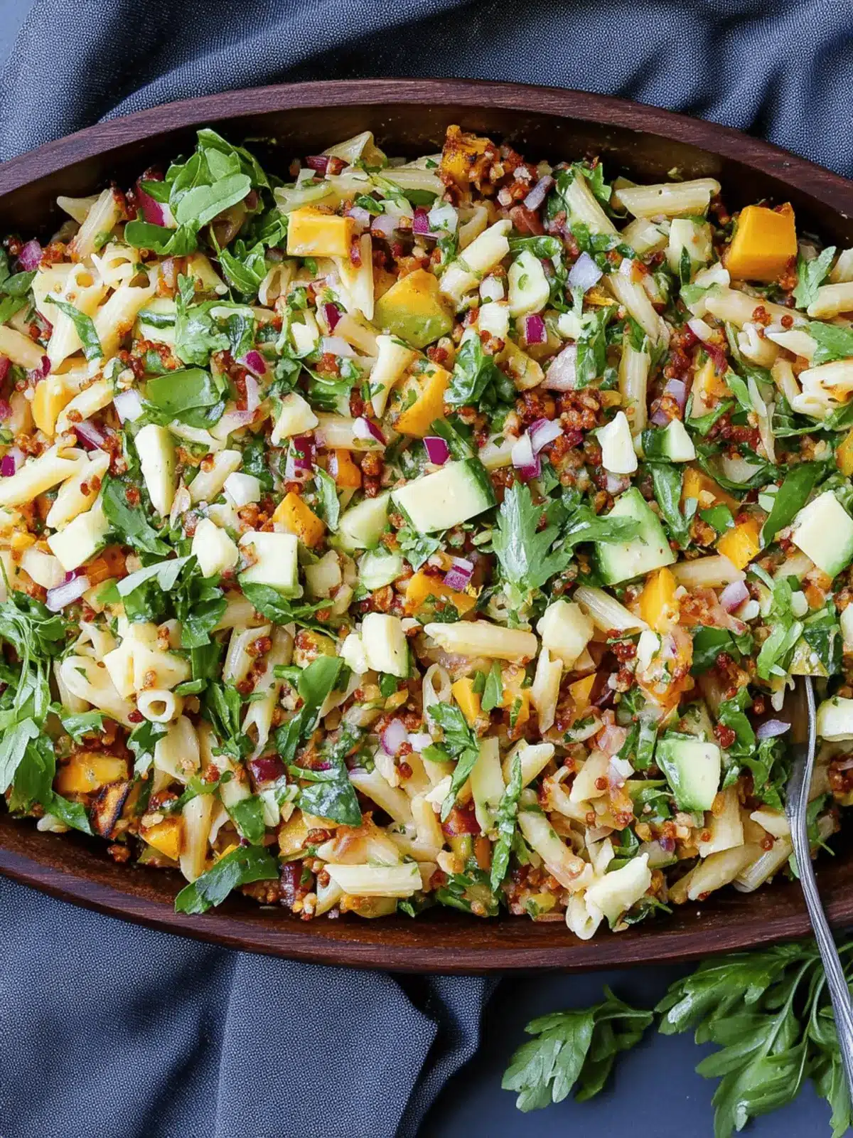 Delicious Chopped Fall Pasta Salad for Cozy Gatherings 5 Chopped Fall Pasta Salad