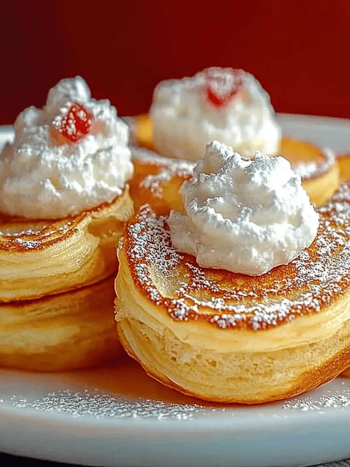 Irresistible Mini German Pancakes: Fluffy Bites of Joy 3 Mini German Pancakes