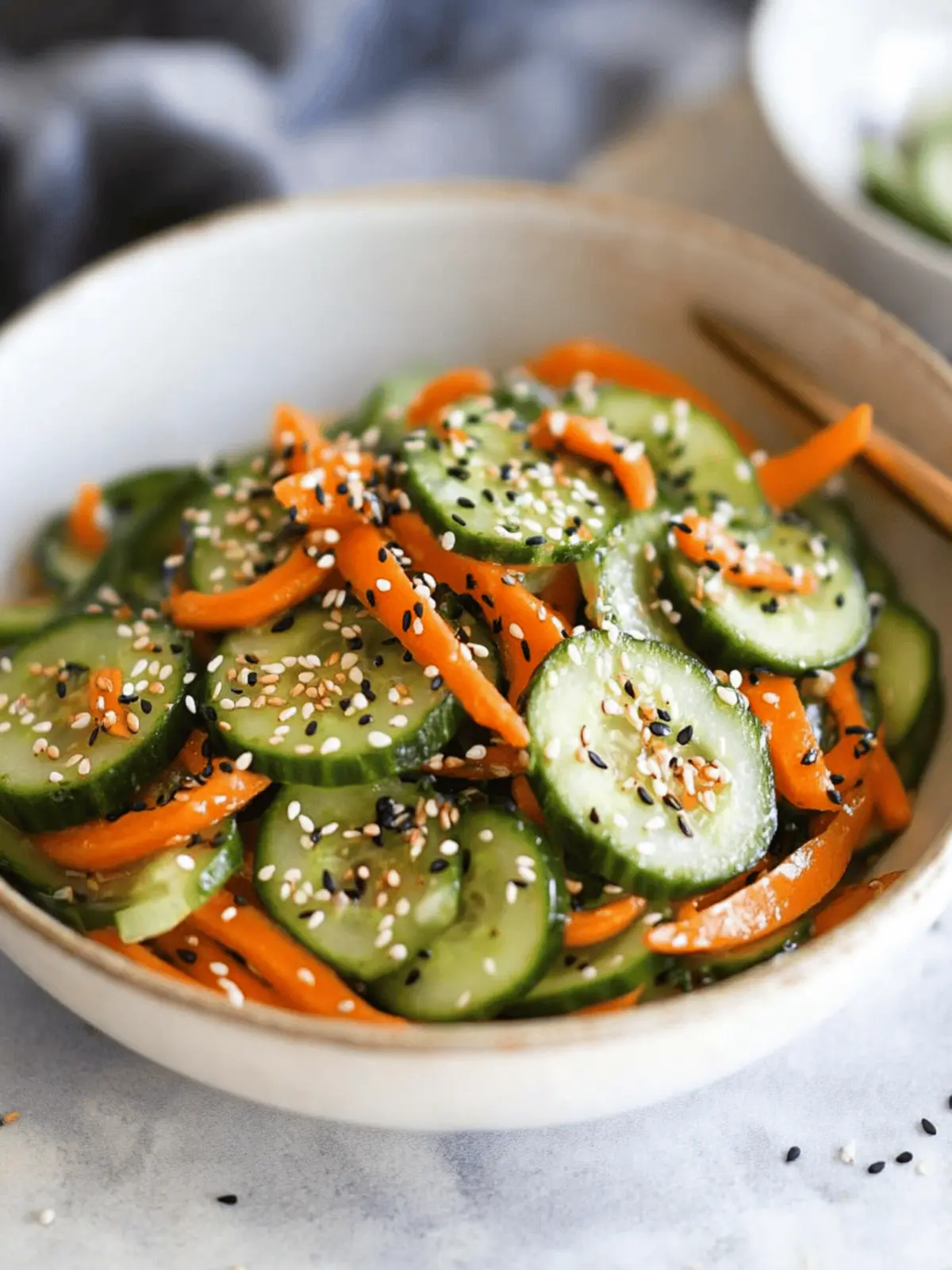 Zesty Asian Cucumber and Carrot Salad You’ll Love 3 Asian Cucumber and Carrot Salad