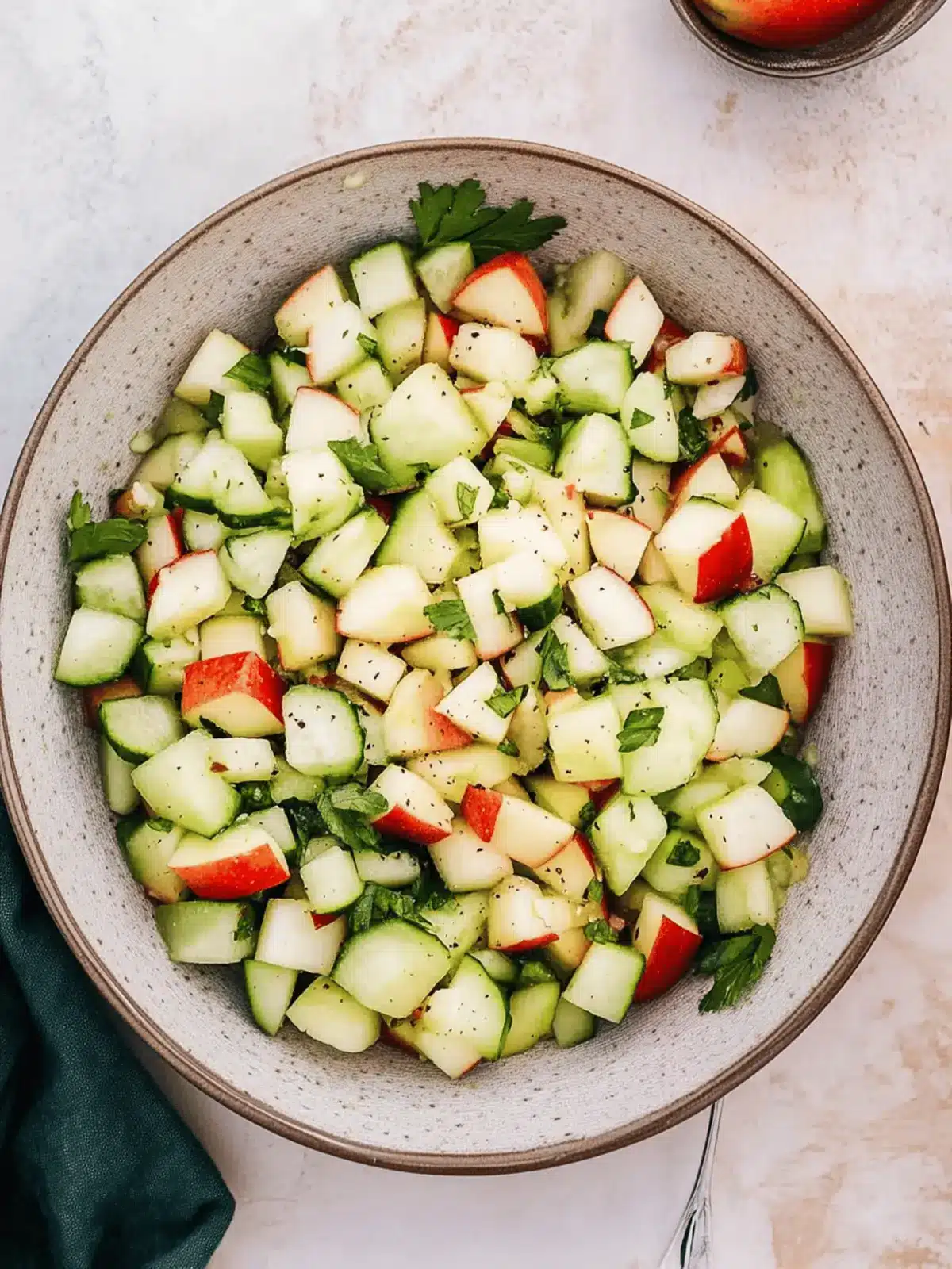 Cucumber Apple Salad: A Fresh Twist for Summer Days 4 Cucumber Apple Salad