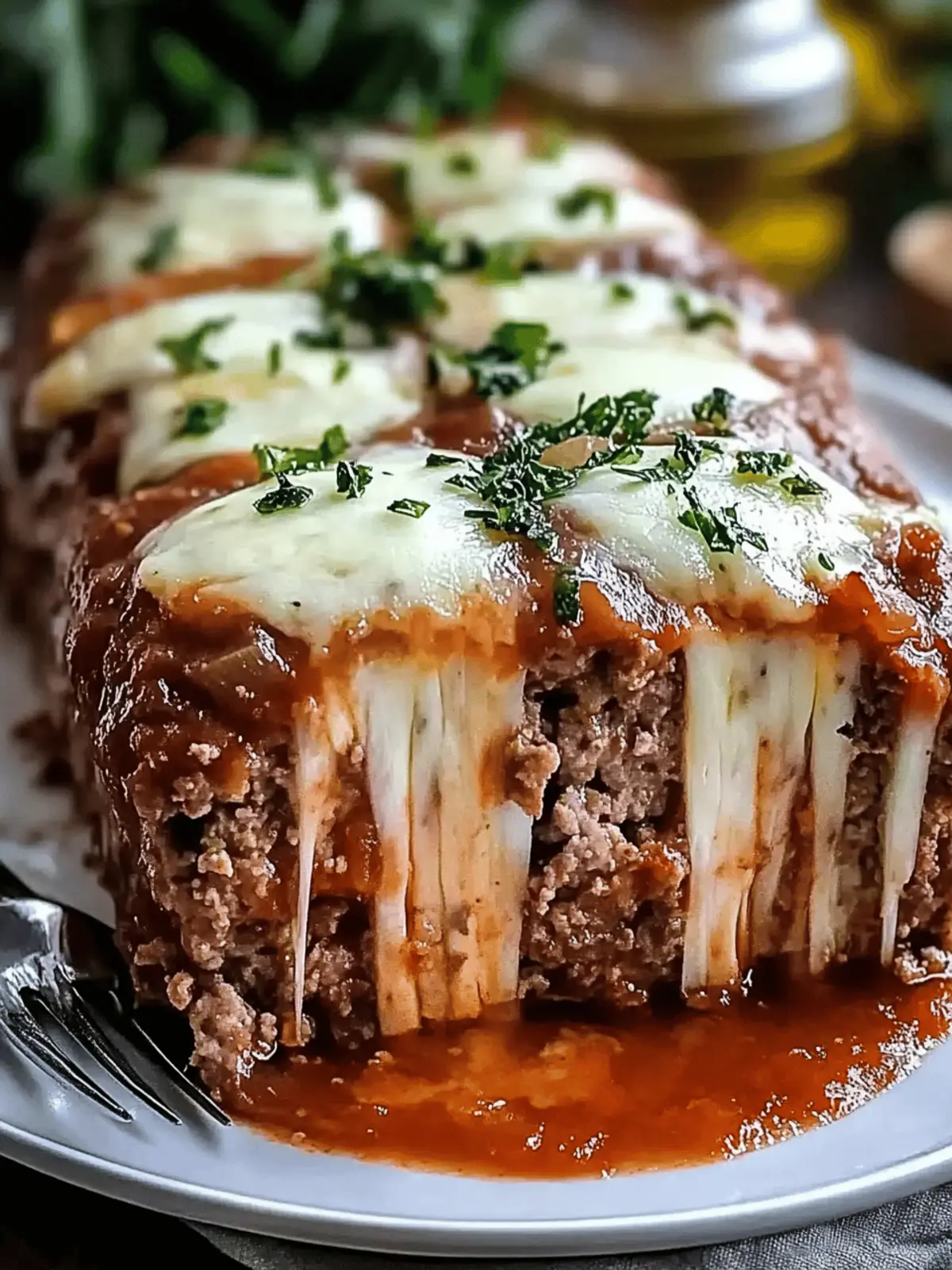 Irresistible Stuffed Meatloaf with Mozzarella Surprise 3 Stuffed Meatloaf with Mozzarella