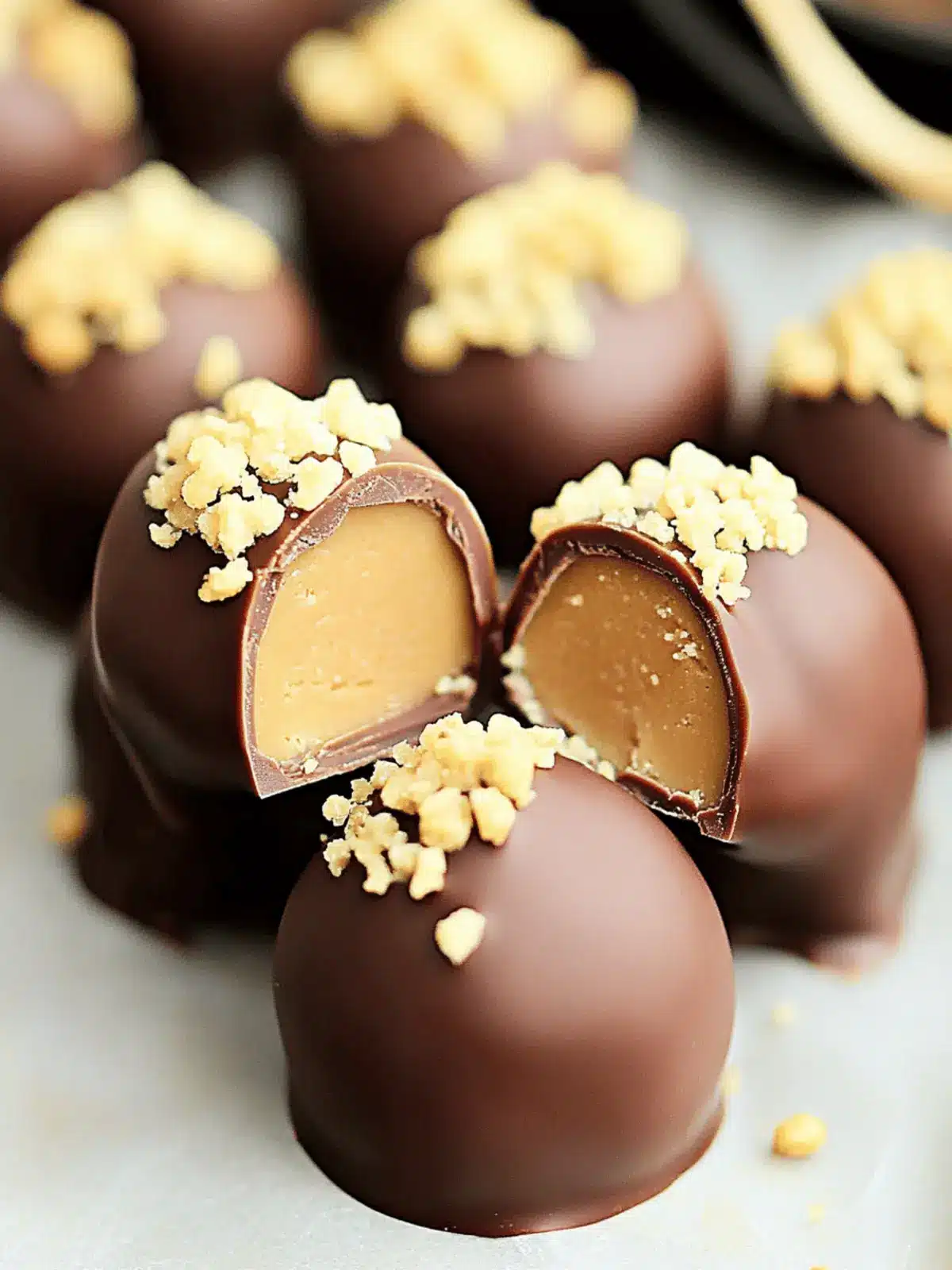 Peanut Butter Chocolate Acorn Truffles: Fall's No-Bake Delight 3 Peanut Butter Chocolate Acorn Truffles