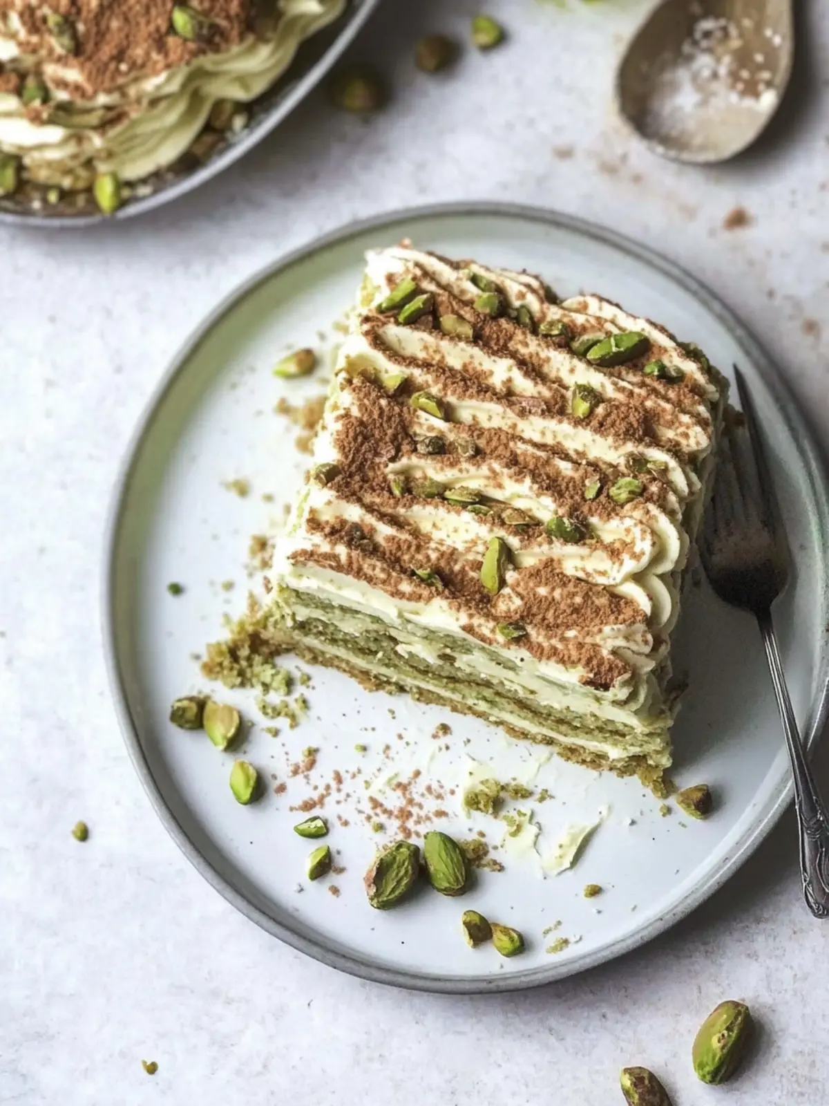 Delicious Pistachio Tiramisu: A No-Bake Treat You'll Love 3 Pistachio Tiramisu