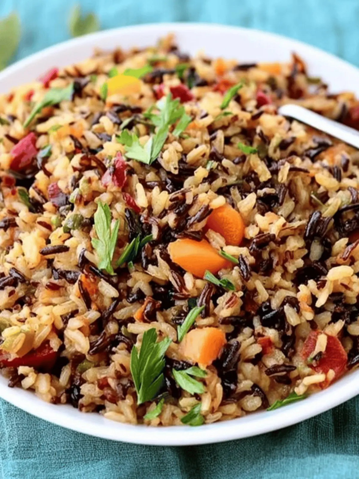 Thanksgiving Wild Rice Pilaf Bursting with Cranberry Flavor 5 Thanksgiving Wild Rice Pilaf