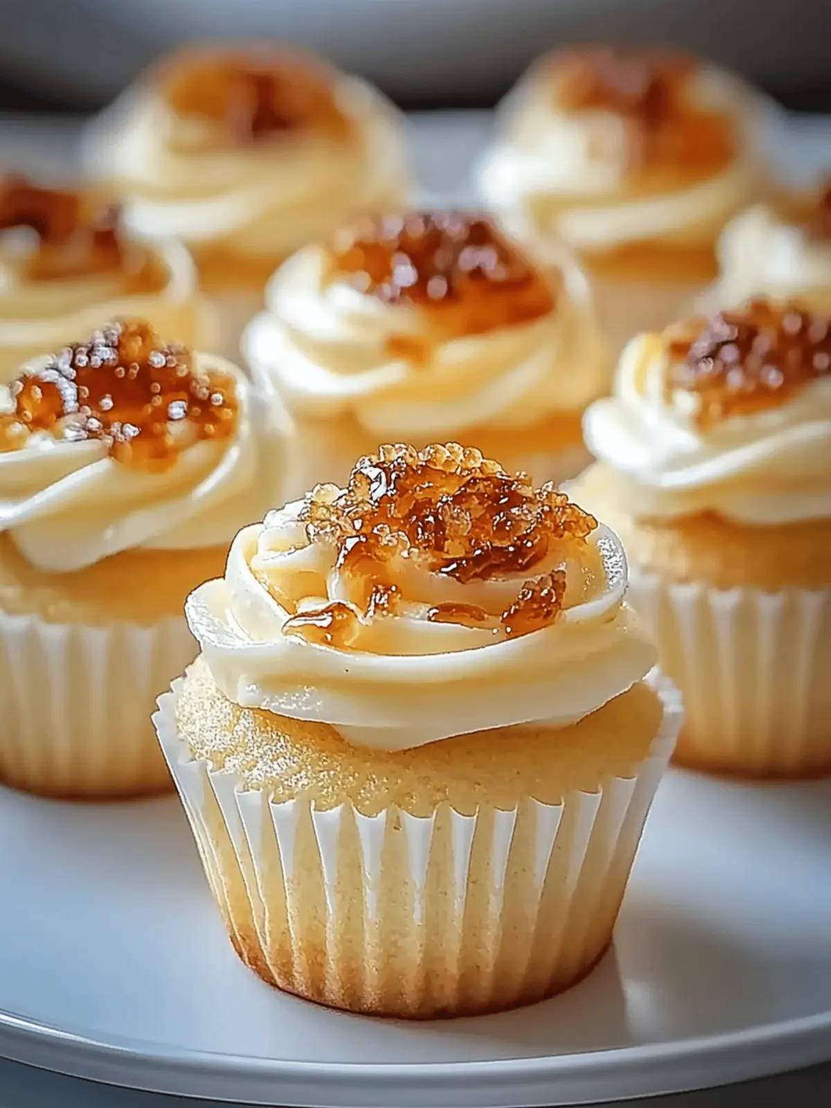 Decadent Vanilla Bean Creme Brulee Cheesecake Cupcakes Revealed 2 Vanilla Bean Creme Brulee Cheesecake Cupcakes