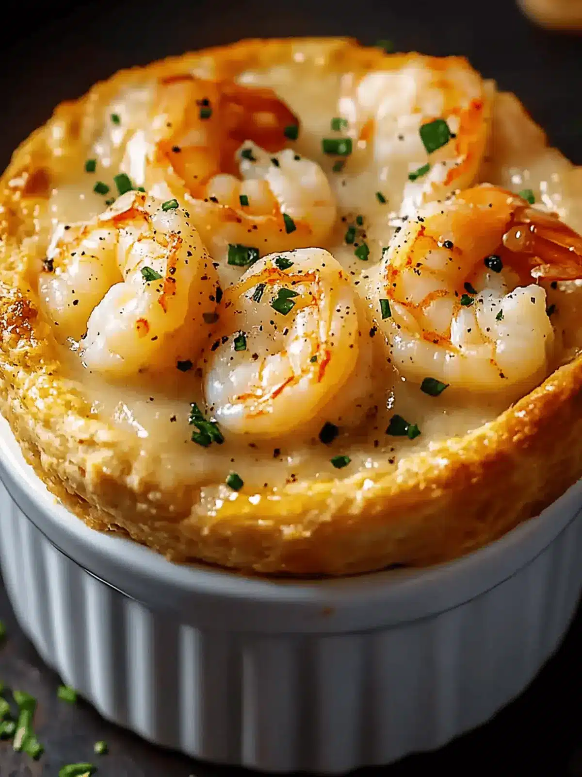 Savory Shrimp & Lobster Cheddar Bay Biscuit Pot Pie Delight 5 Shrimp & Lobster Cheddar Bay Biscuit Pot Pie