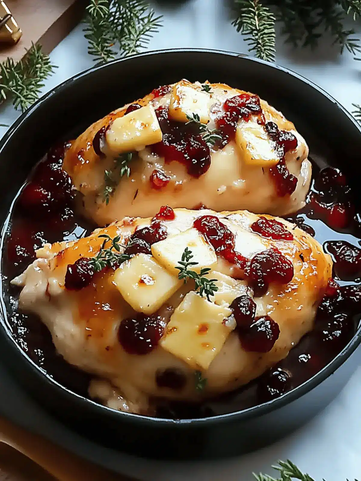 Cranberry Brie Stuffed Chicken for a Cozy Dinner Delight 3 Cranberry Brie Stuffed Chicken