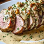 Savory Pork Tenderloin with Dijon Cream Sauce Bliss 4 Pork Tenderloin with Dijon Cream Sauce