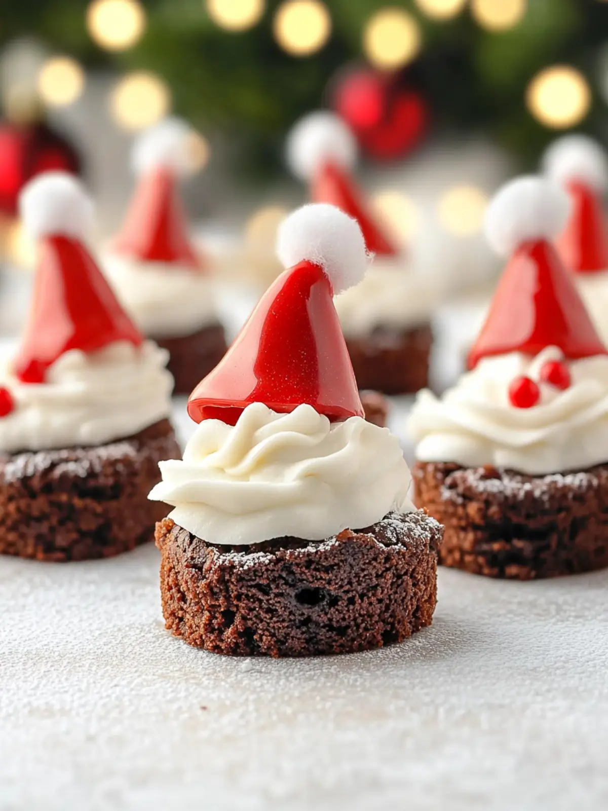 Delicious Santa Hat Brownies: Your New Holiday Favorite 5 Santa Hat Brownies