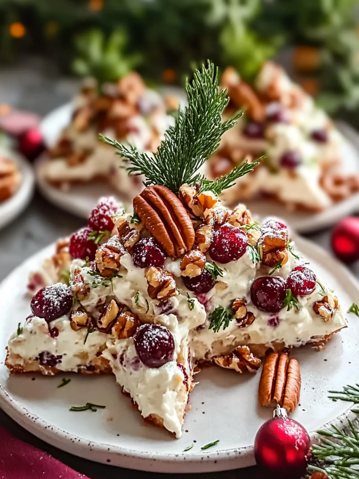 Creamy Cranberry Pecan Christmas Tree Appetizers That Wow Discerning Guests 3 Creamy Cranberry Pecan Christmas Tree