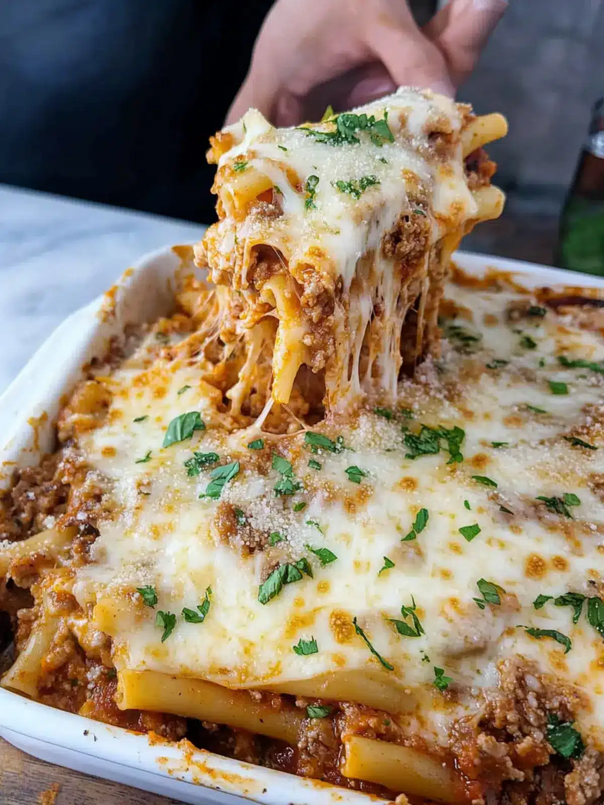 Ultimate Beefy Baked Ziti: Comfort Food in Under an Hour 5 Beefy Baked Ziti