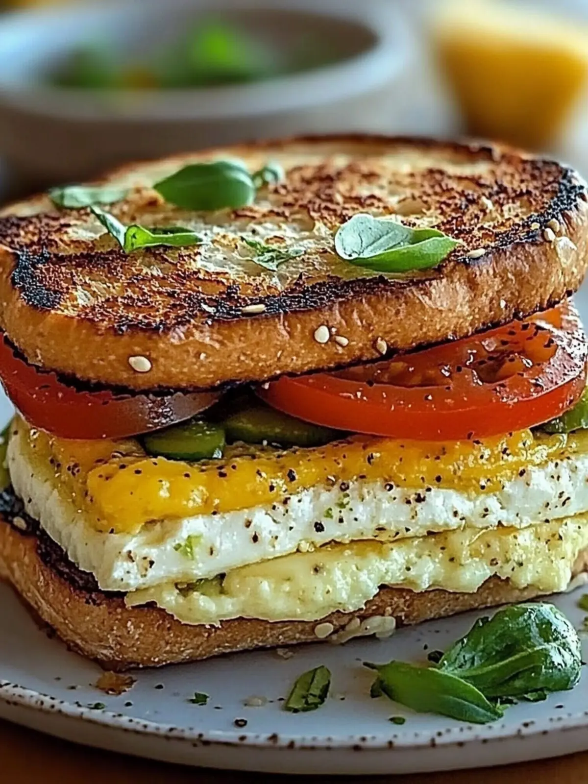 Delicious Mediterranean Breakfast Sandwich for a Healthy Start 2 Mediterranean Breakfast Sandwich