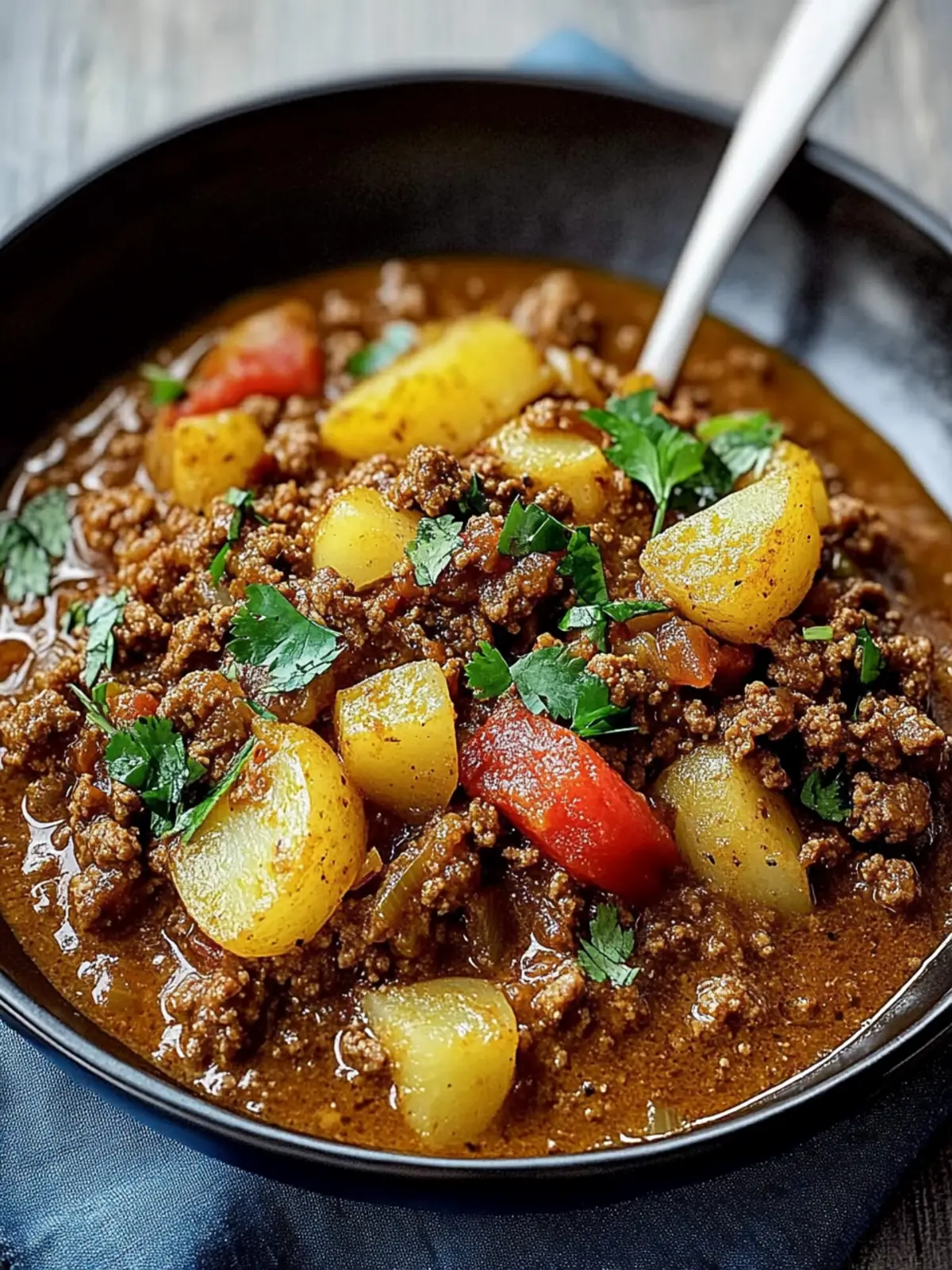 Savory Spicy Ground Beef and Potato Curry for Cozy Nights 2 Spicy Ground Beef and Potato Curry