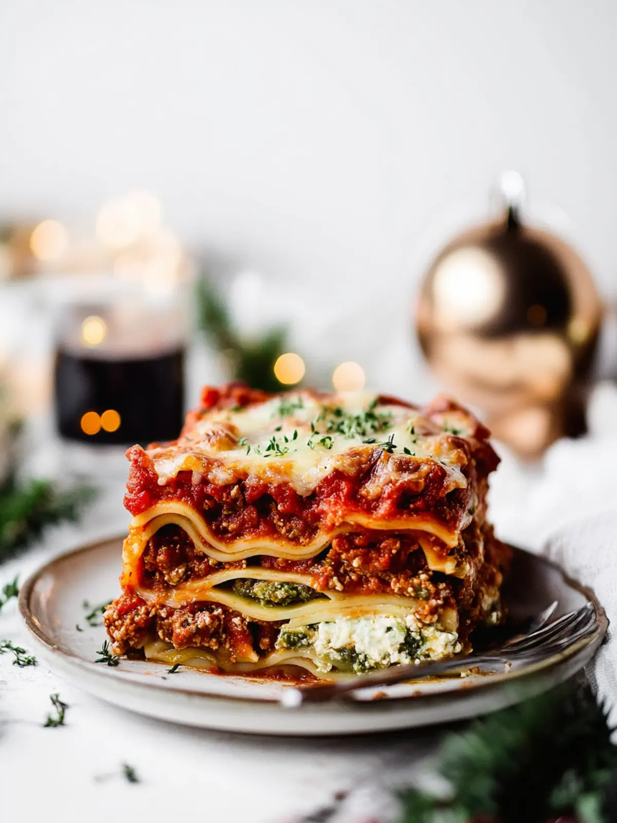 Festive Christmas Eve Lasagna with Hearty Bolognese Touch 4 Christmas Eve Lasagna
