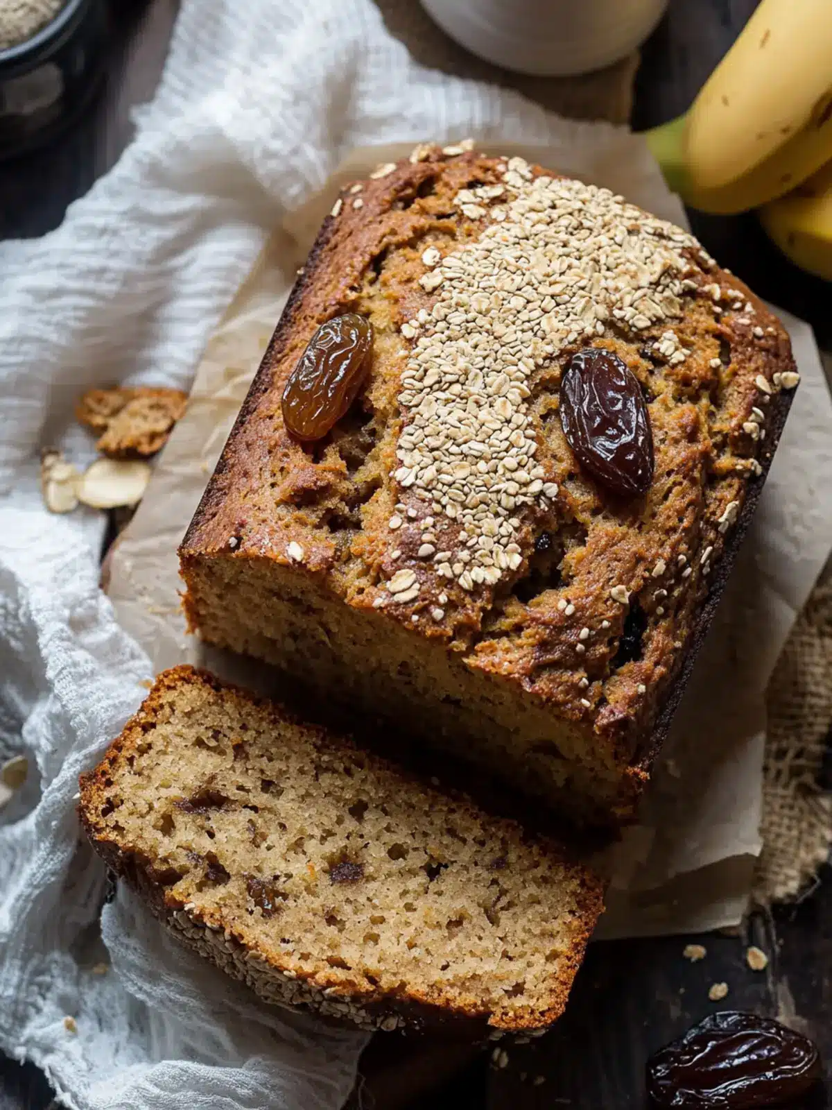 Deliciously Moist Tahini Date Banana Bread Recipe You'll Love 3 Tahini Date Banana Bread